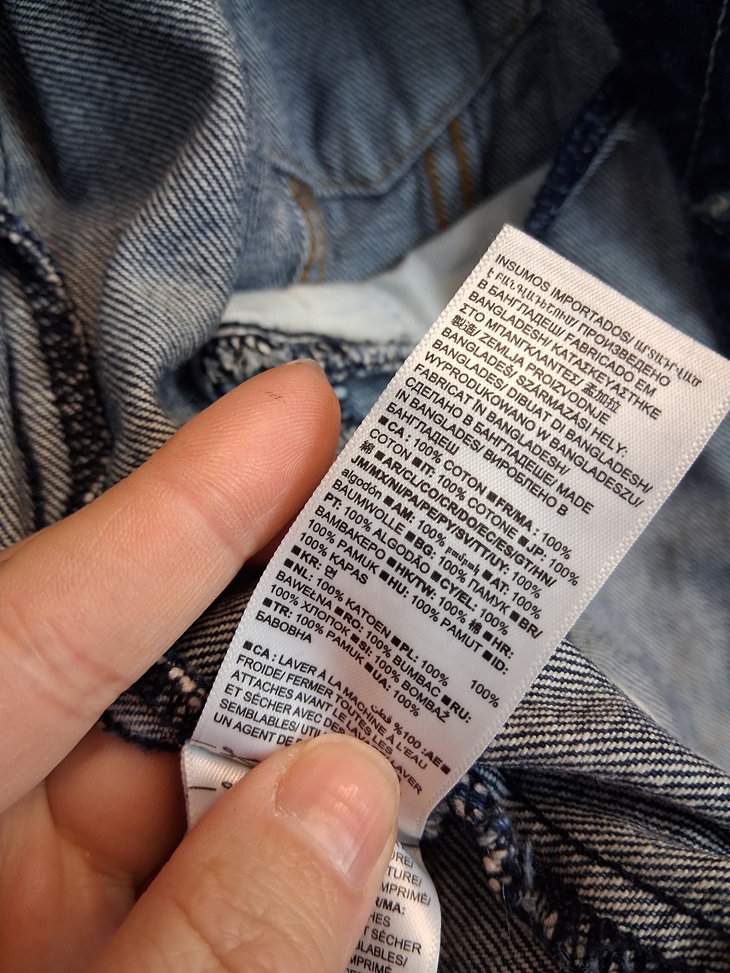 Gap Girls Blue Denim Jacket Age 8-9 years