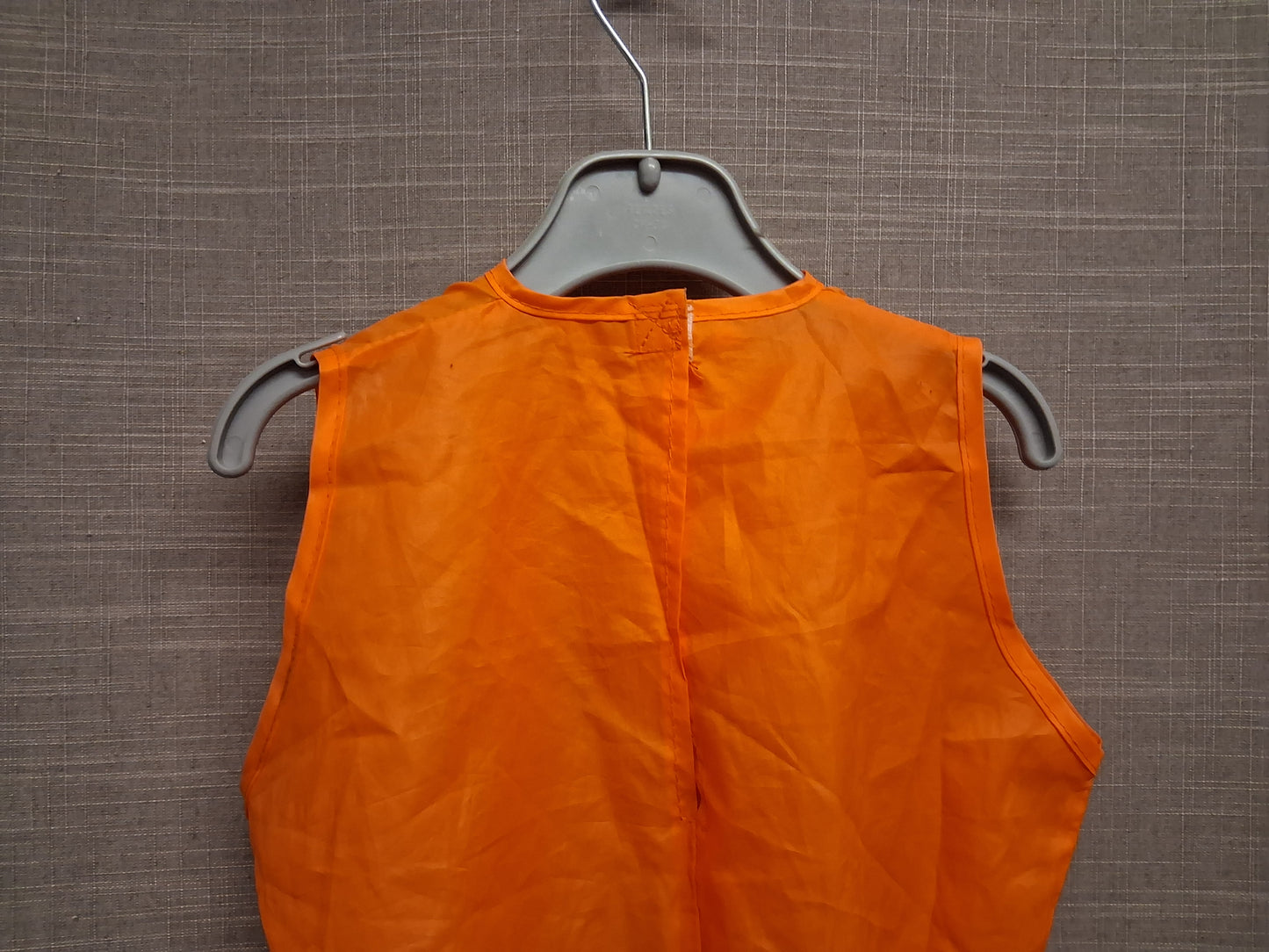 Pumpkin Suit Sleeveless Orange Lightweight Age 12-24 Months Unisex