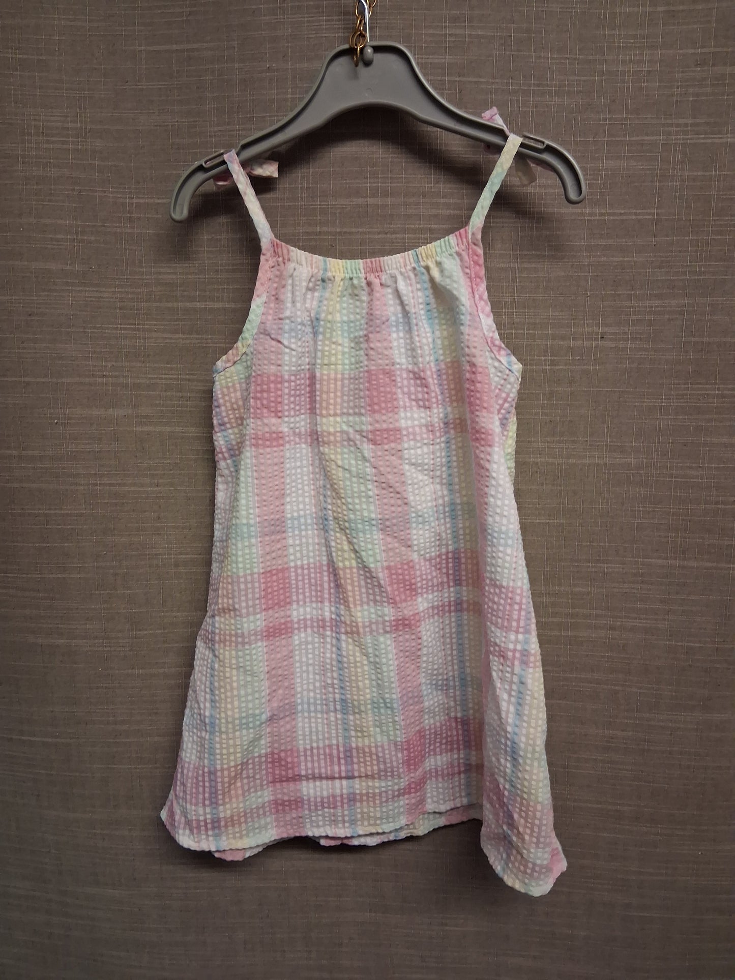 Nutmeg Girls Pink White Check Sundress Age 2-3 Years