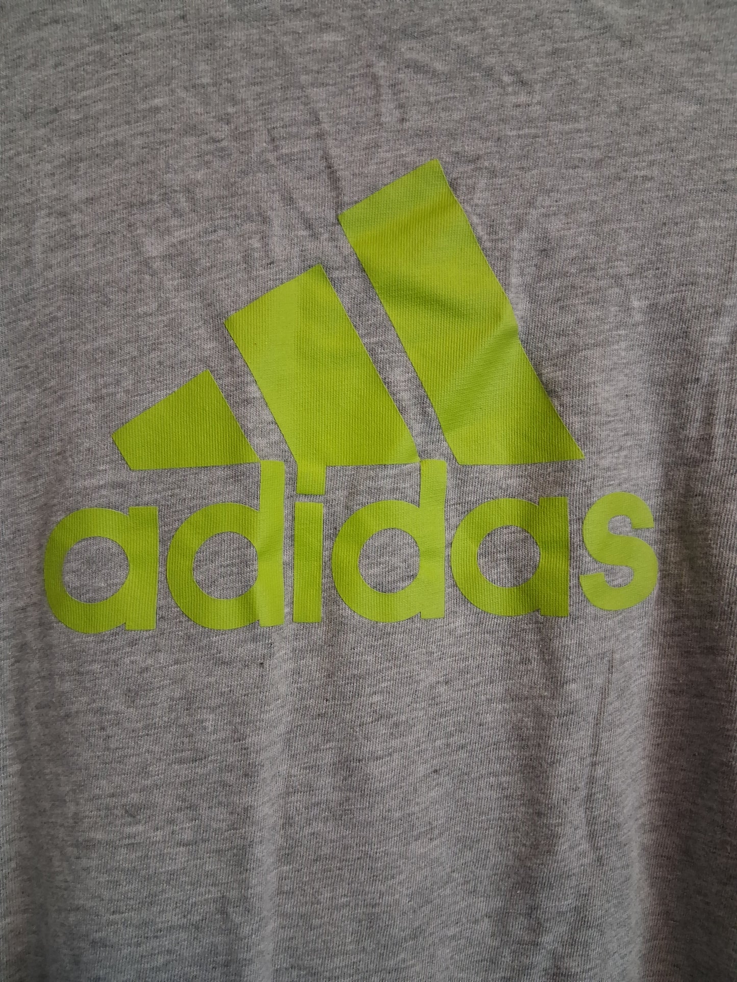 Adidas Girls Grey Short Sleeve Jersey T-Shirt Age 9-10 Years
