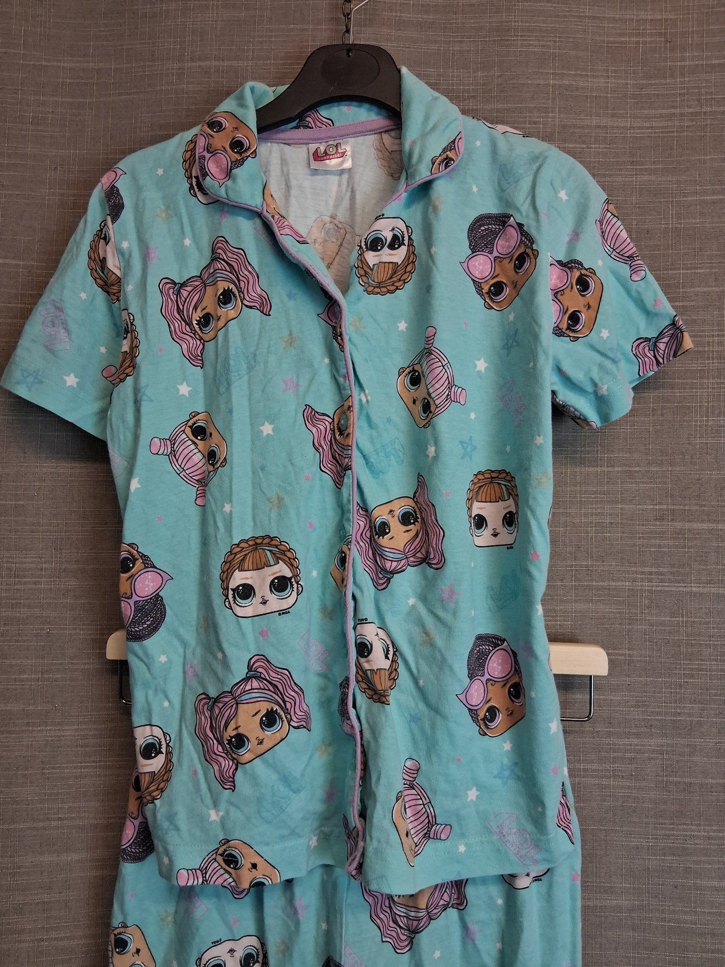 Matalan Girls LOL Pyjamas PJs Set Age 11-12 Years Blue