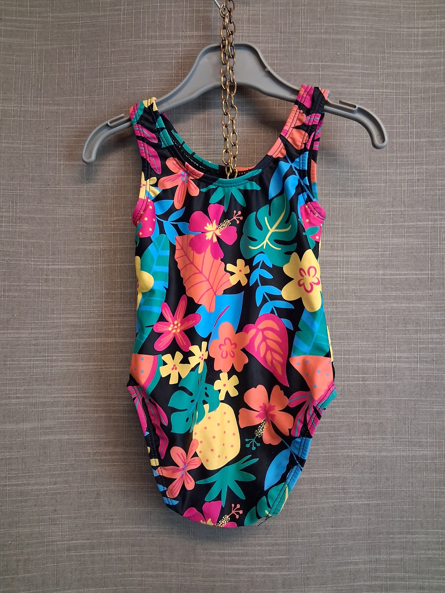 Peacocks Girls Swimsuit One Piece Multicolour Floral Age 12-18 Months