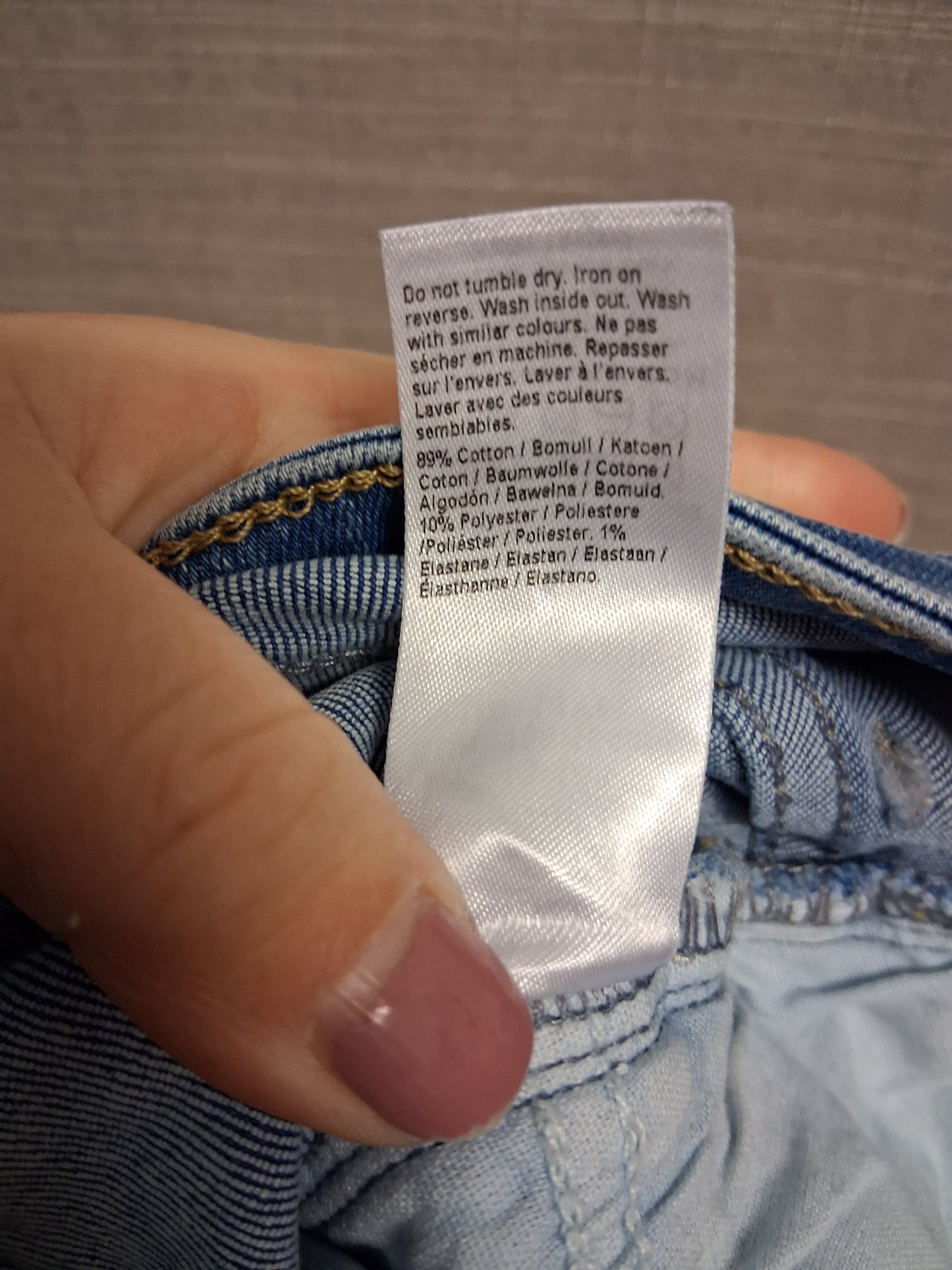 River Island Girls Blue Denim Bootcut Jeans Age 13/14 Years