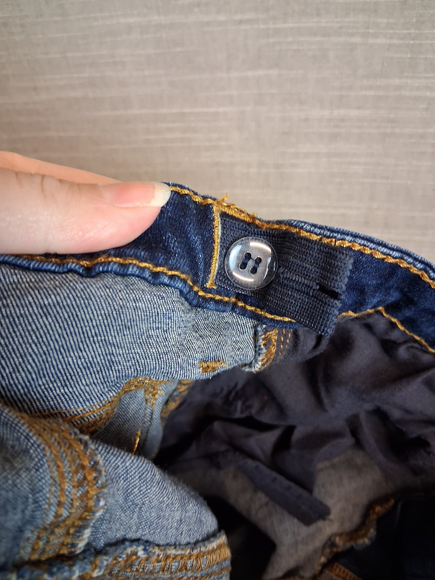 Next Boys Blue Darkwash Denim Jeans Age 10 Years