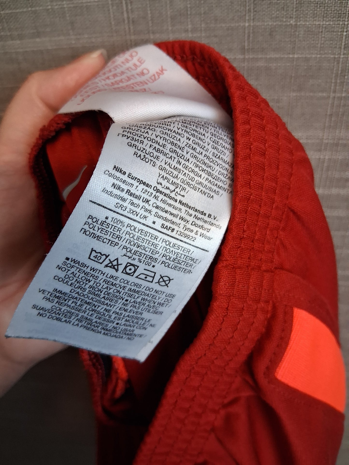 Nike Liverpool Football Club Shorts Red Age 3-4 Years