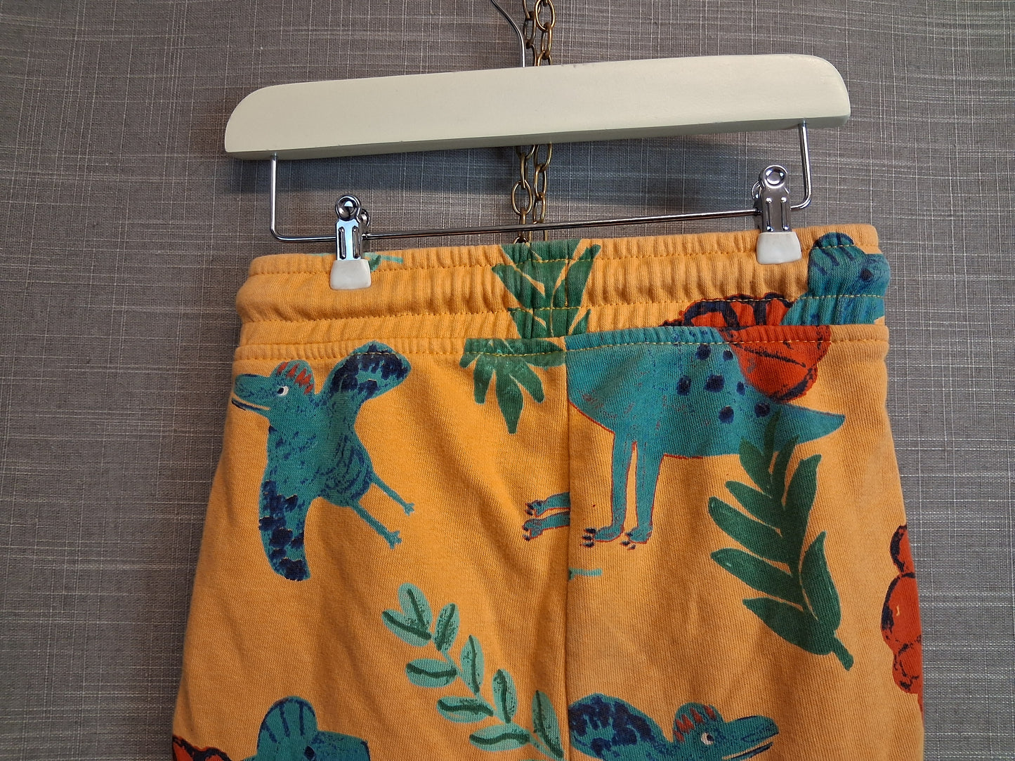 George Dinosaur Theme Jersey Jogger Shorts Age 3-4 Years Orange