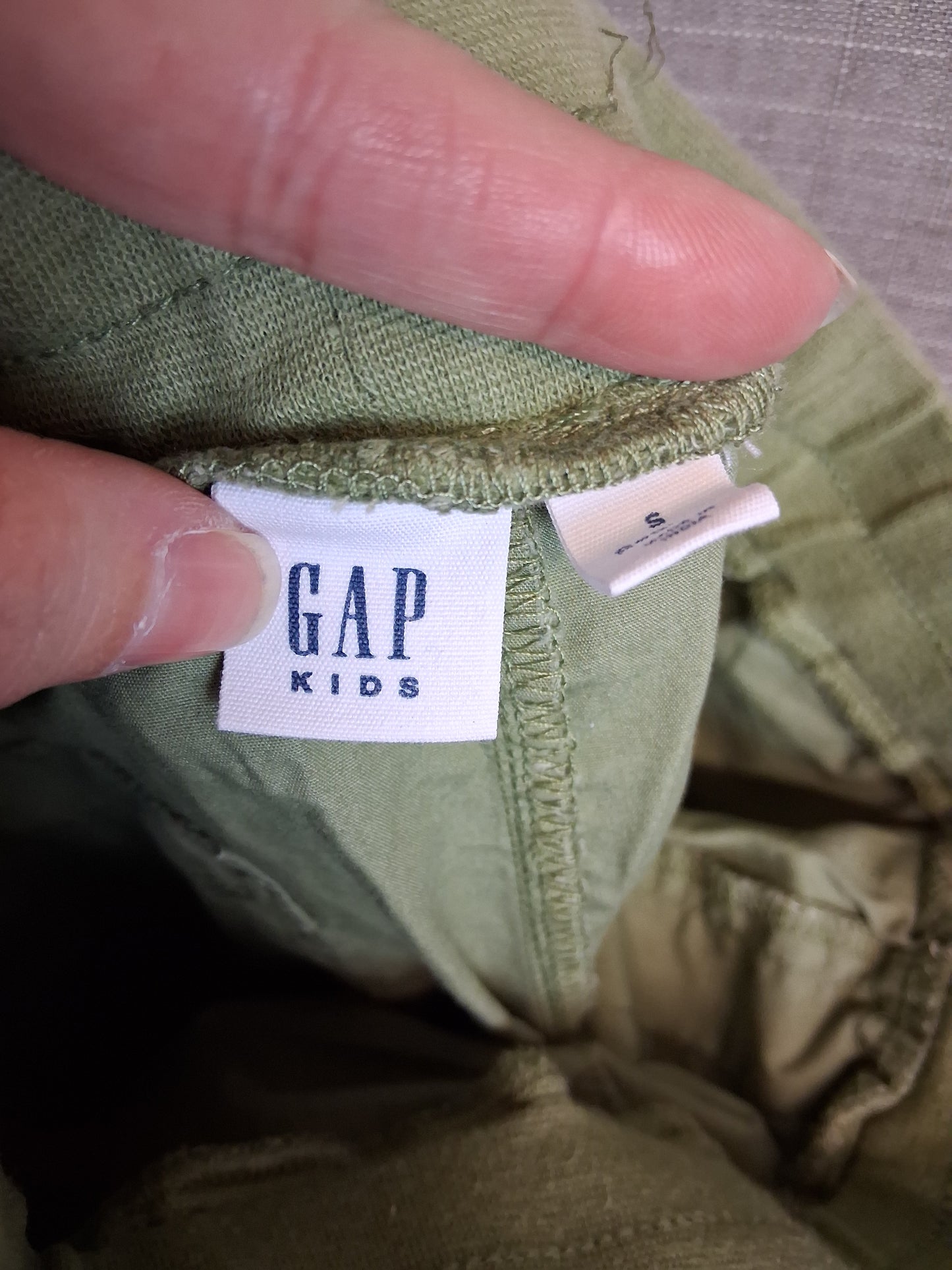 GAP Boys Chino Style Shorts Green Age 6-7 Years