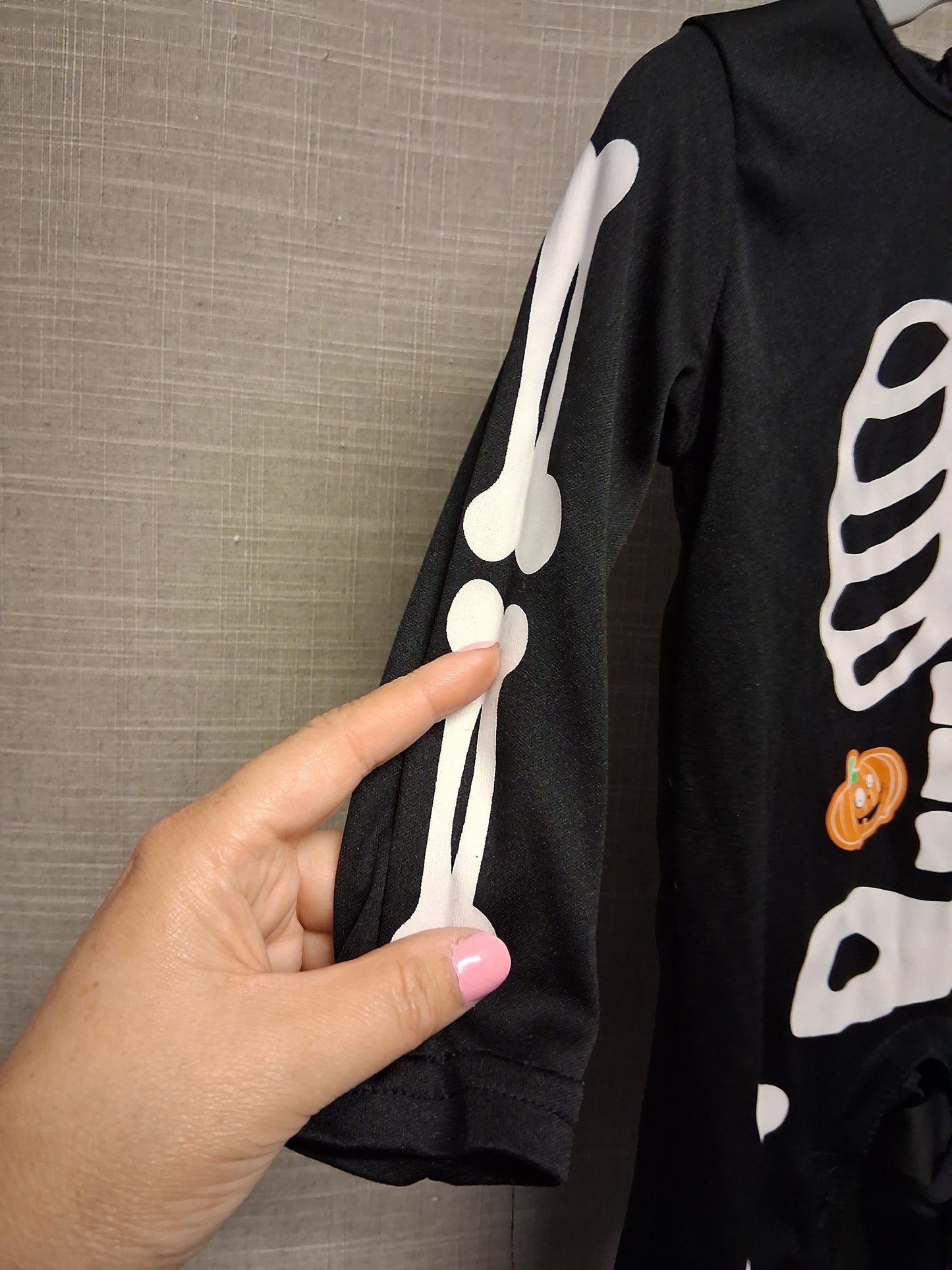 Wilko's Baby Halloween Skeleton Costume Age 6-12 Months One Piece