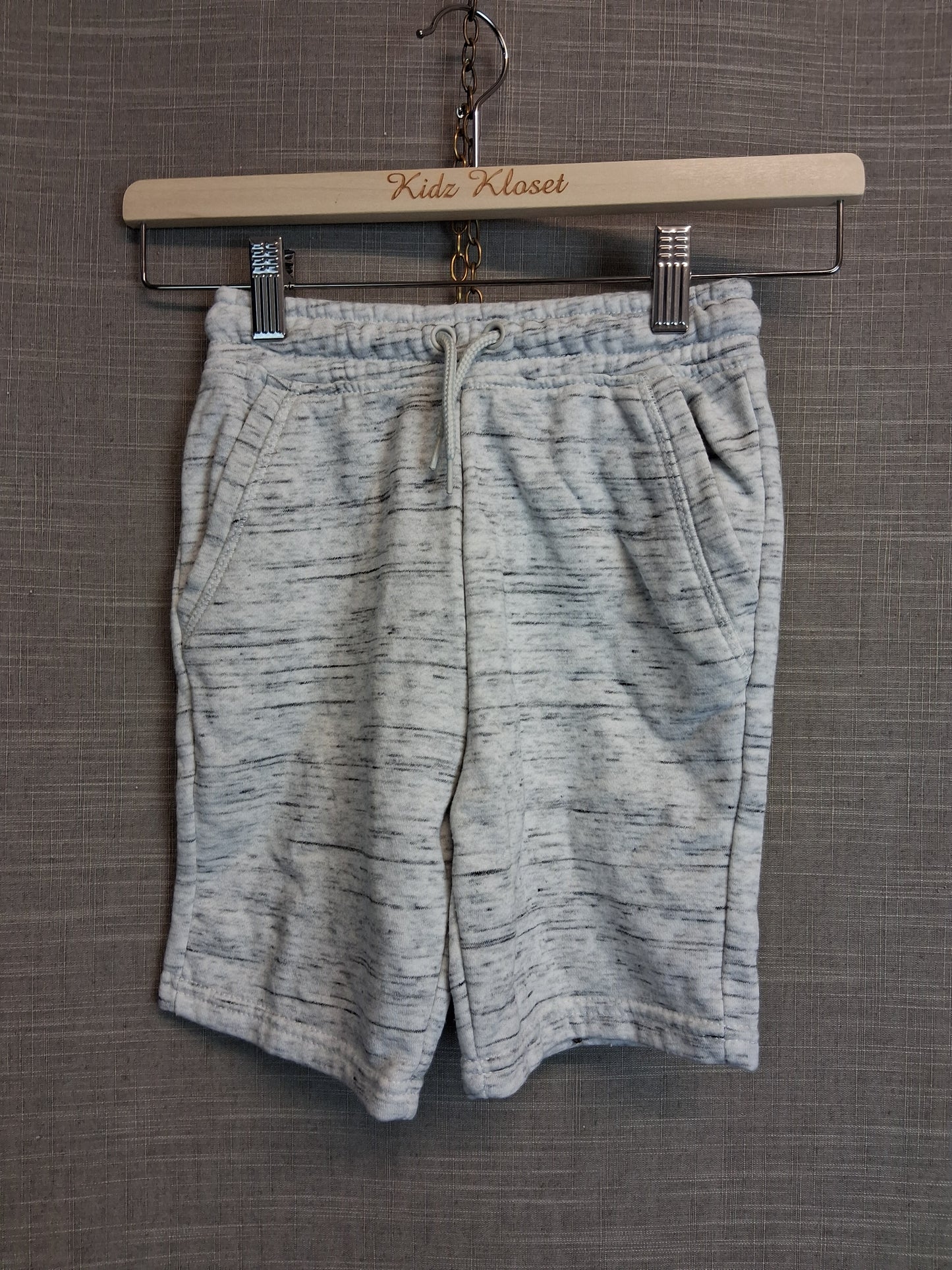 Primark Boys Jersey Shorts Light Grey Age 7-8 Years