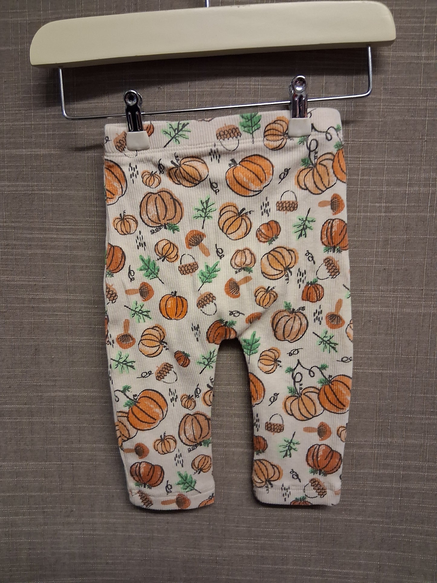 Matalan Girls Pumpkin Halloween Theme Leggings Age 0-3 Months
