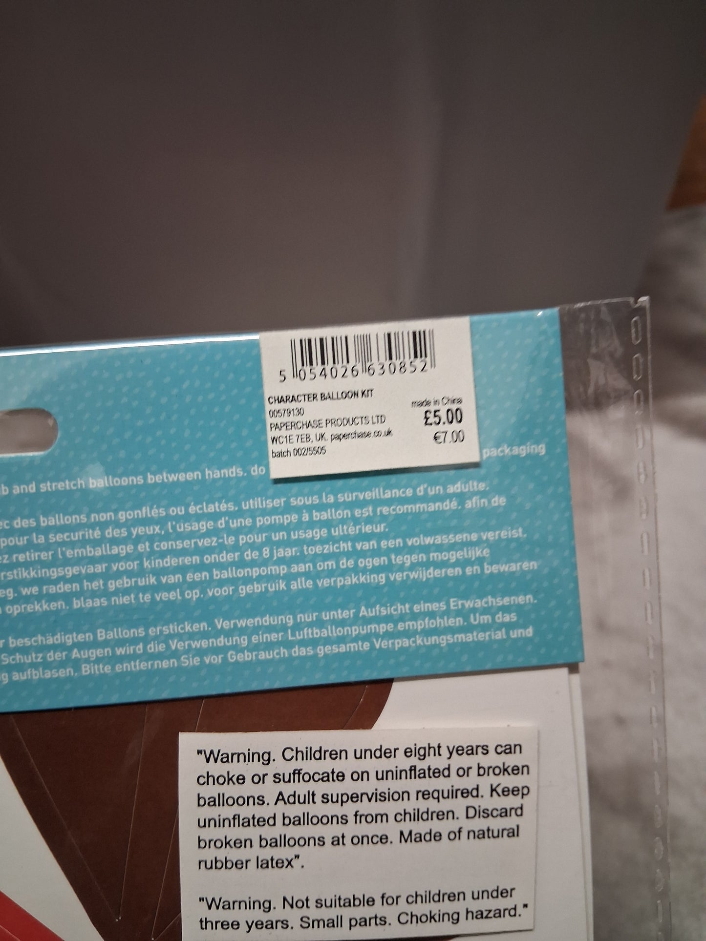 Paperchase Easter Balloon Kit 3 Characters Original RRP £5