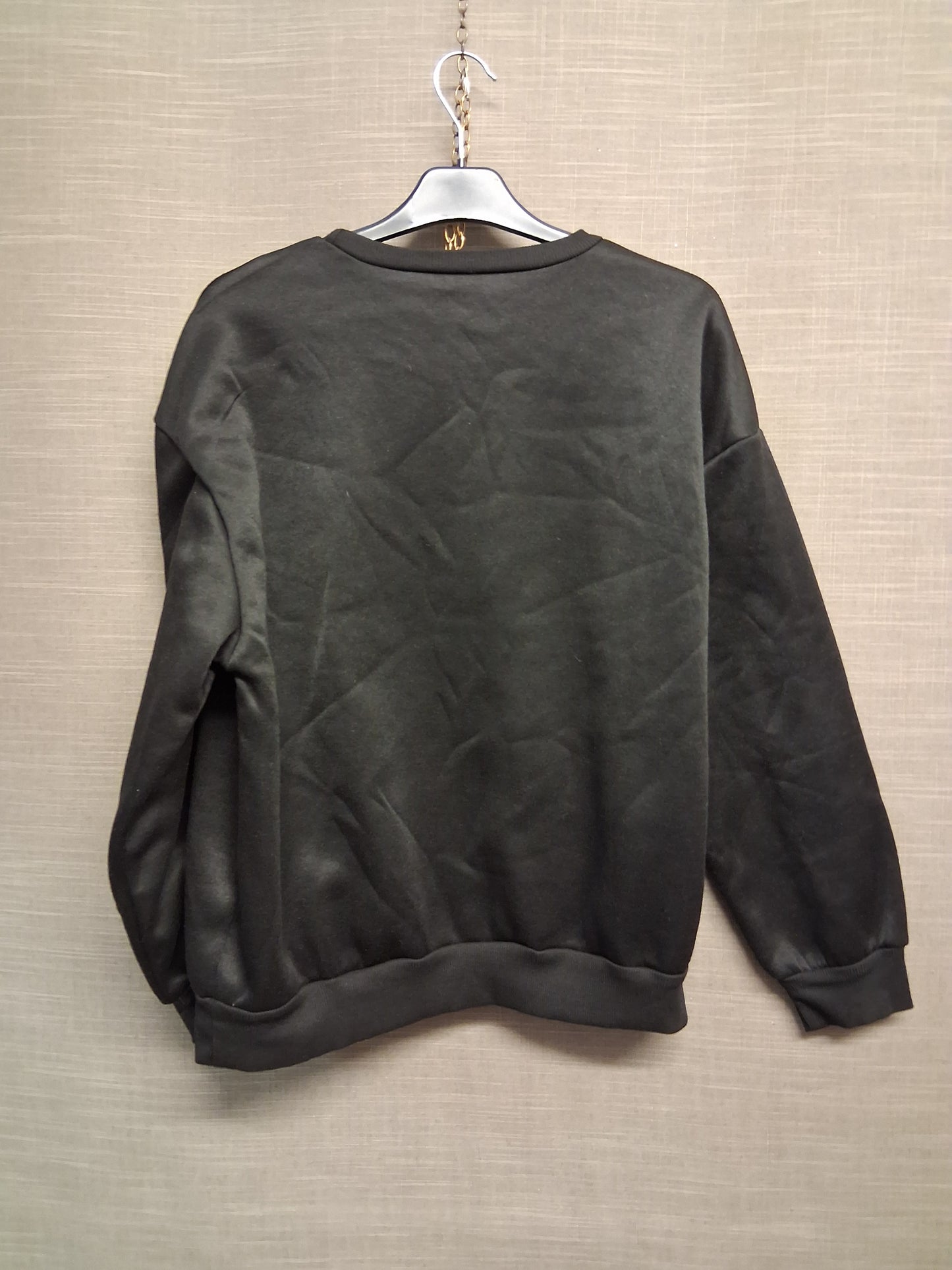 Shein Girls Black Halloween Theme Sweater Size L Age 14-15 years