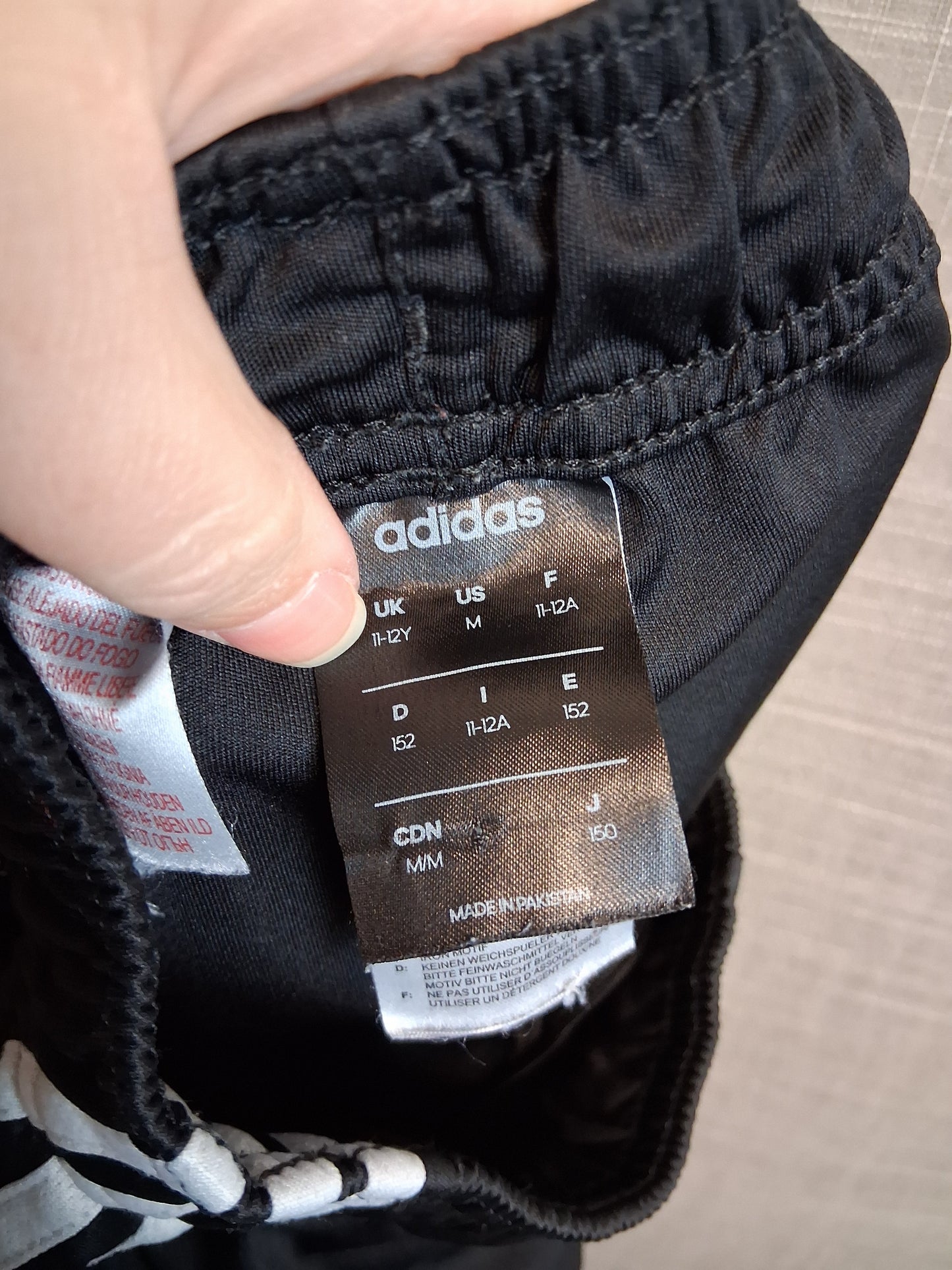 Adidas Boys Black Sport Shorts Age 11-12 Years