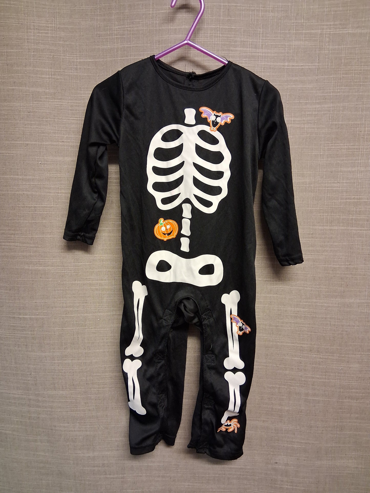Wilko Boys Halloween Skeleton Costume One Piece Age 12-18 Months