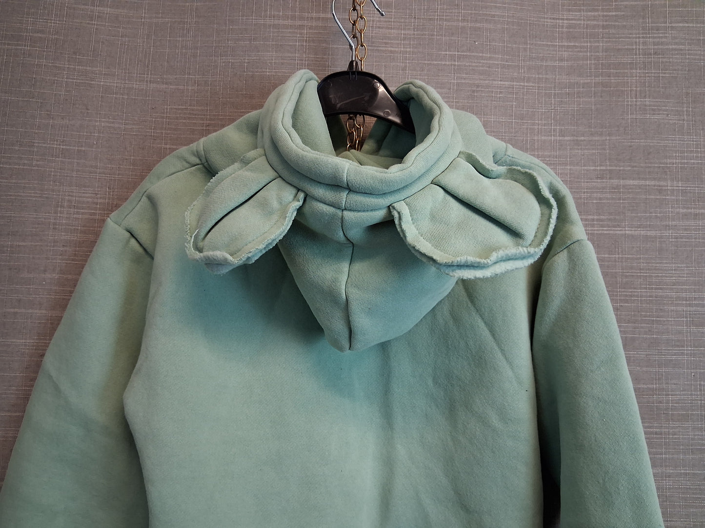 My Rocking Kids Girls Green Hoodie Soft Hood with ears Age 11-12 Years