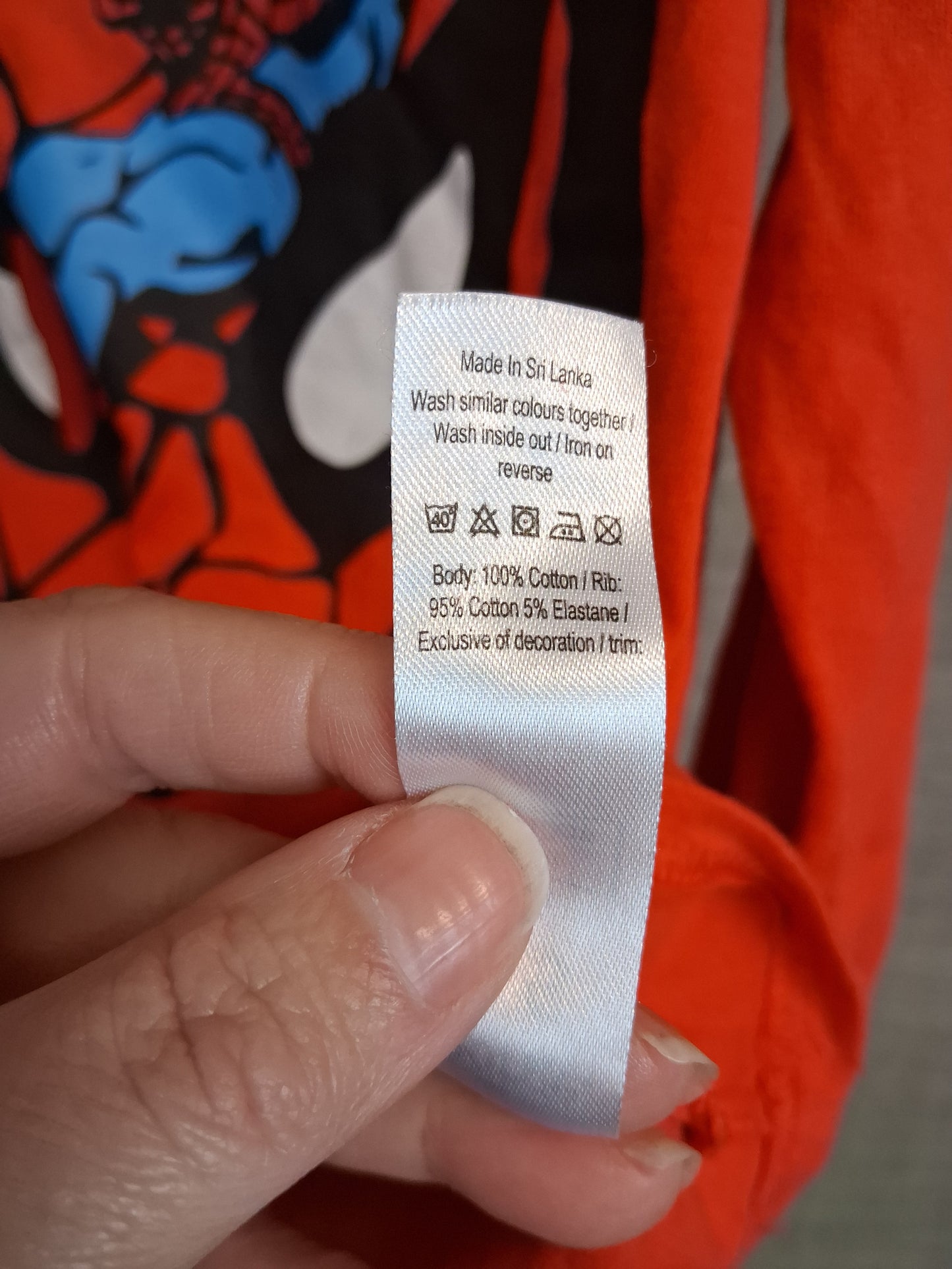 Marvel George Boys Spiderman Long Sleeve T-Shirt Age 4-5 Years