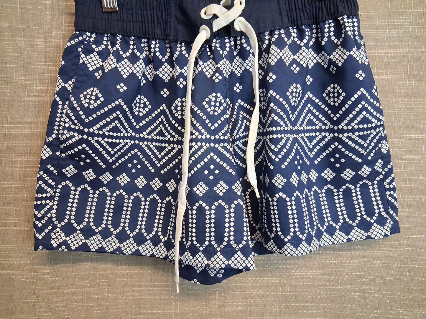 Girls Blue White Shorts Age 11-12 Years