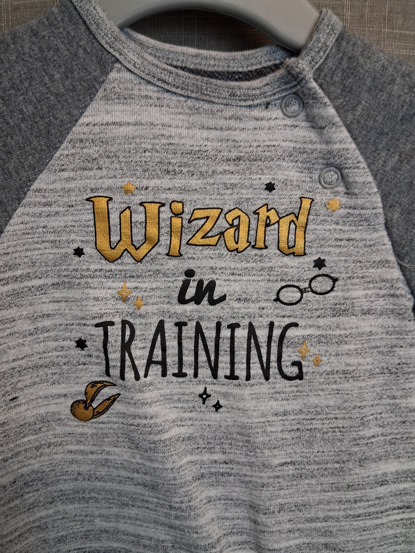 Primark Harry Potter Grey Sleepsuit Age Tiny Baby