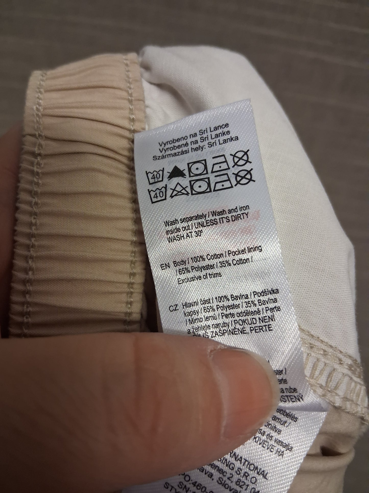 F&F Boys Beige Cargo Trousers Joggers Age 3-4 Years New