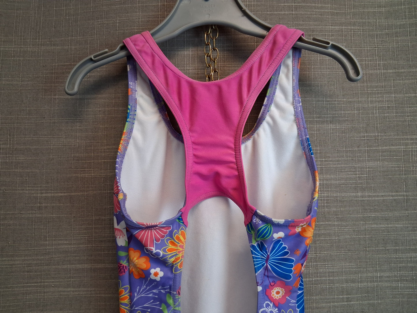 Zoggs Girls Swimsuit Multicolour Floral One Piece Swimsuit Age 6 Years