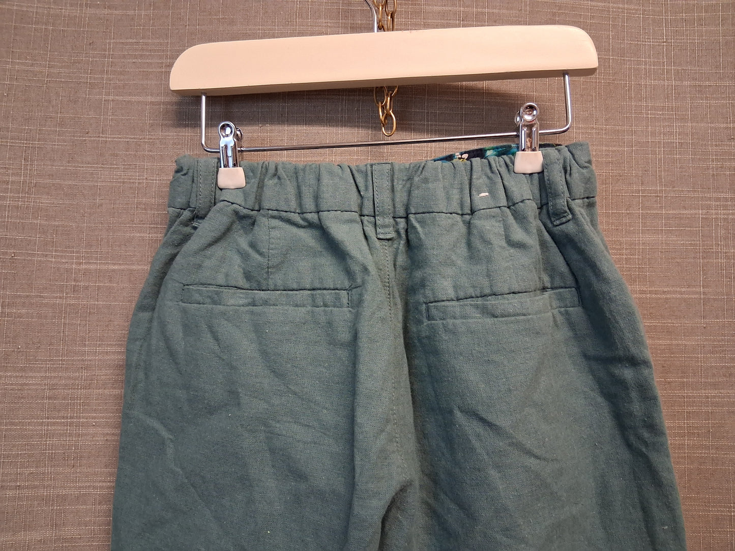 Next Boys Chino Style Linen Blend Shorts Age 5-6 Years