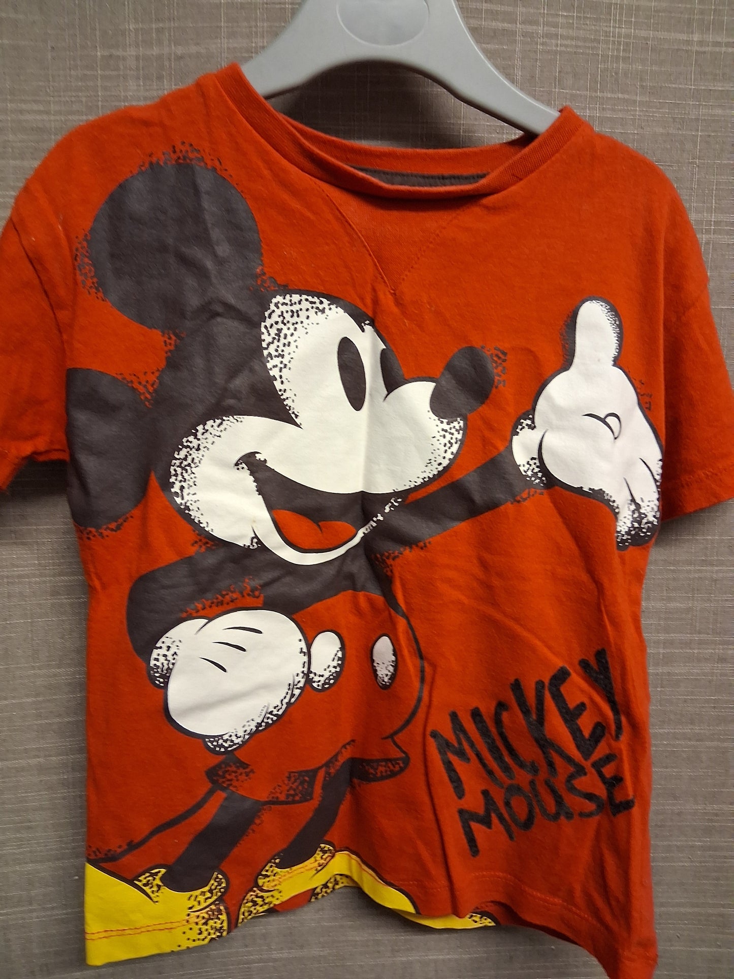 Disney Primark Mickey Mouse Short Sleeve T-Shirt Age 3-4 Years