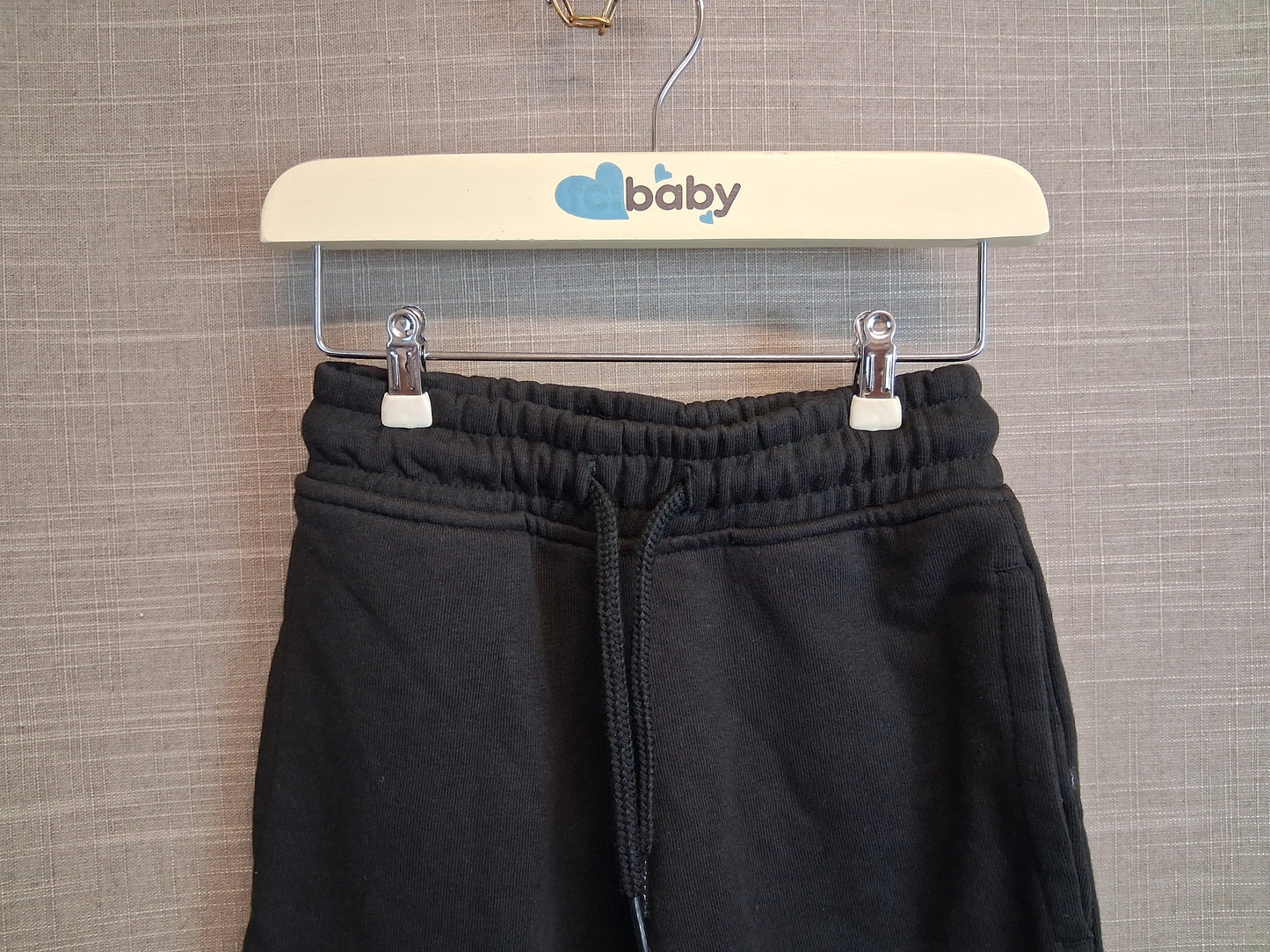 Next Boys Black Jersey Jogger Shorts Age 4-5 Years