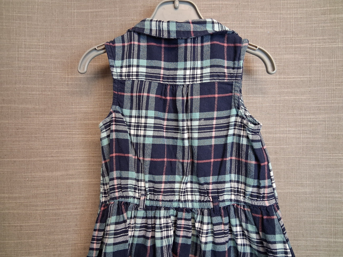 George Girls Check Multicolour Sleeveless Dress Age 3-4 Years