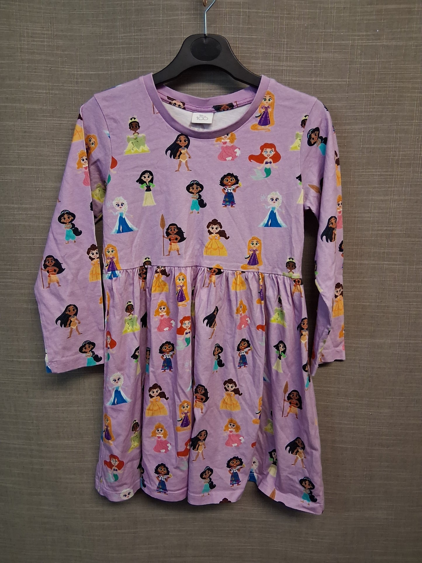 Disney Matalan Lilac Princess Character Dress Long Sleeve Jersey Age 8 Years