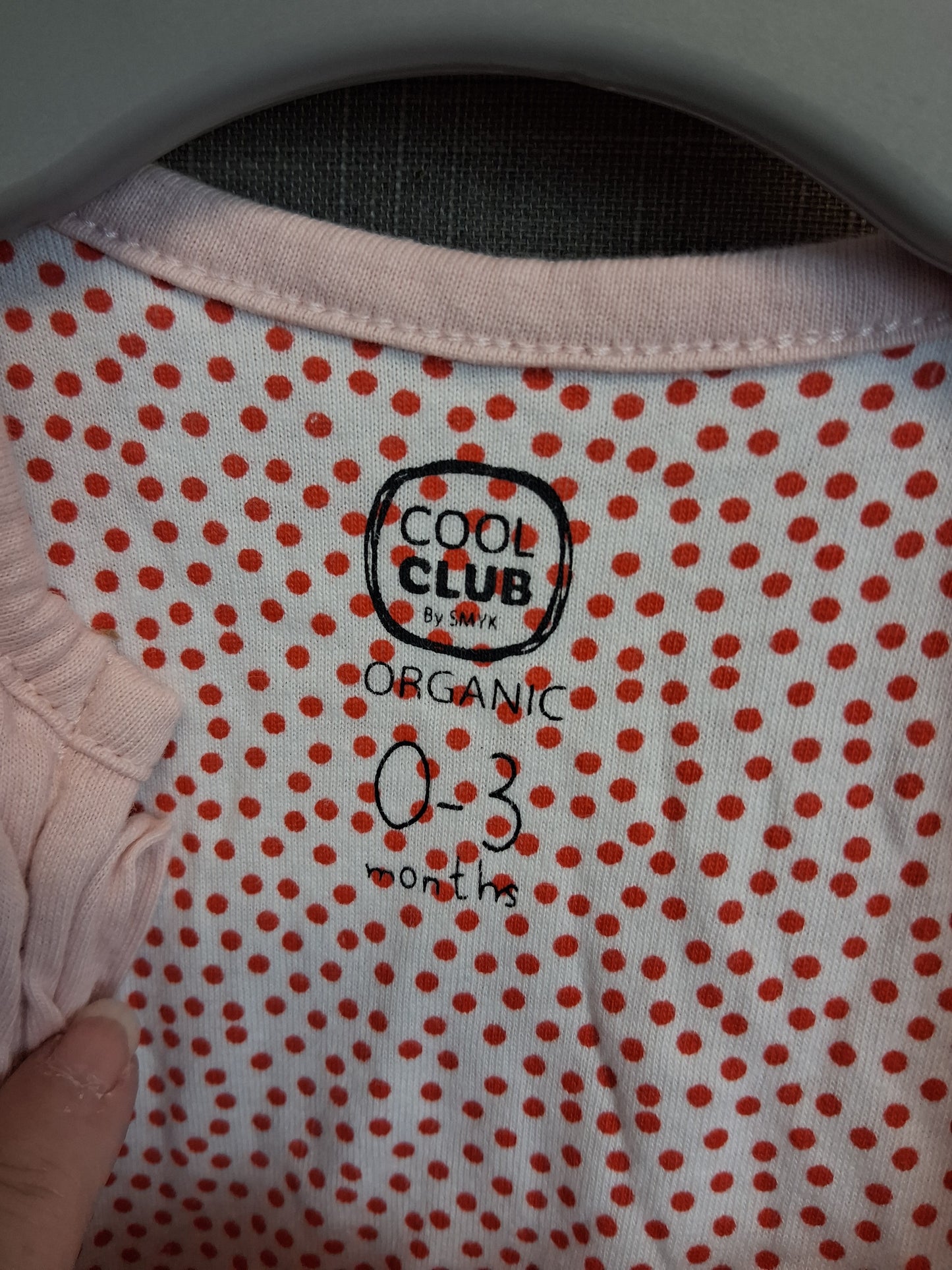 Cool Club Girls Sleeping Bag Age 0-3 Months 1.5 Tog Pink Full Zip