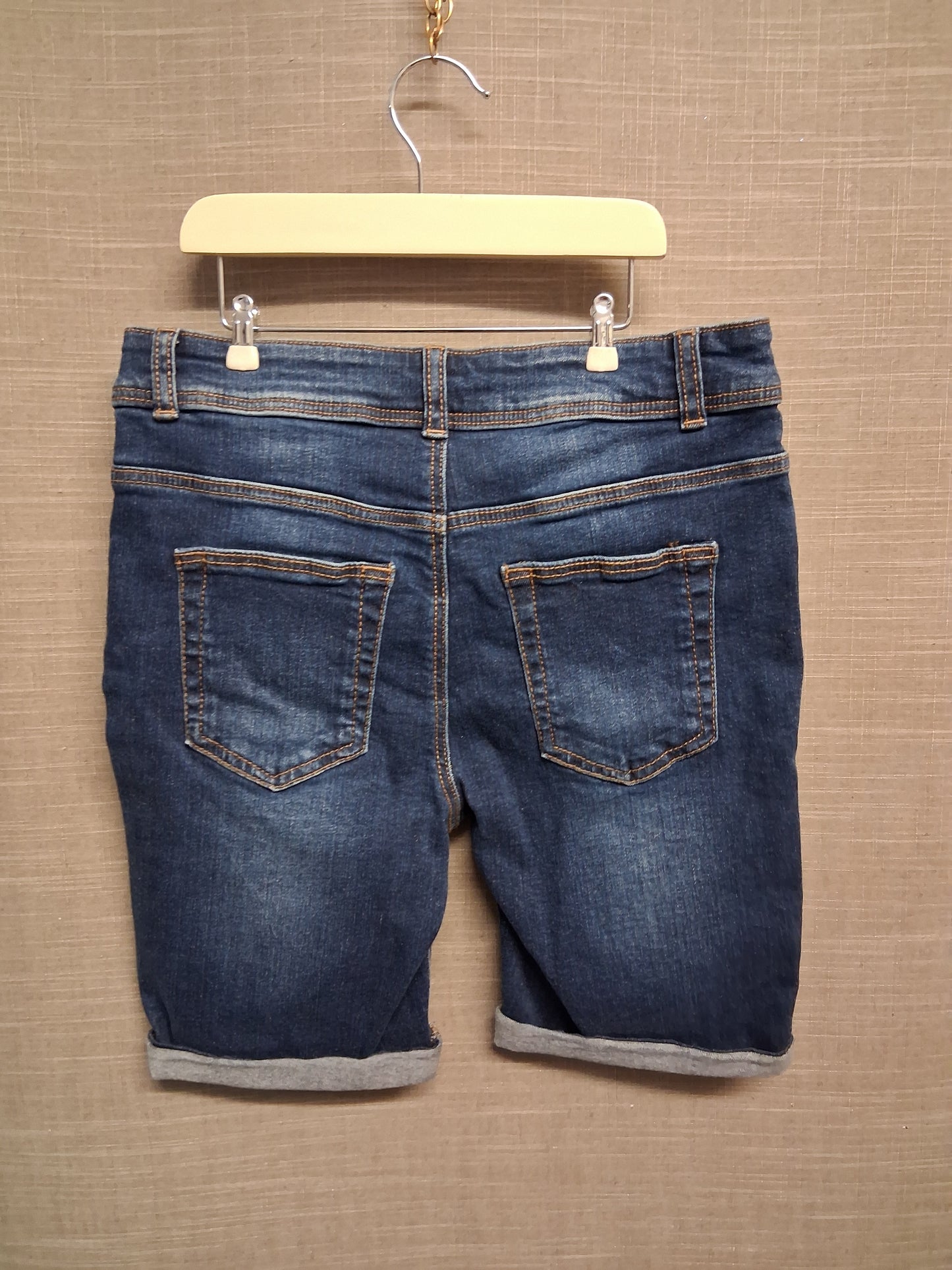 Primark Boys Denim Skinny Shorts Age 10-11 Years New
