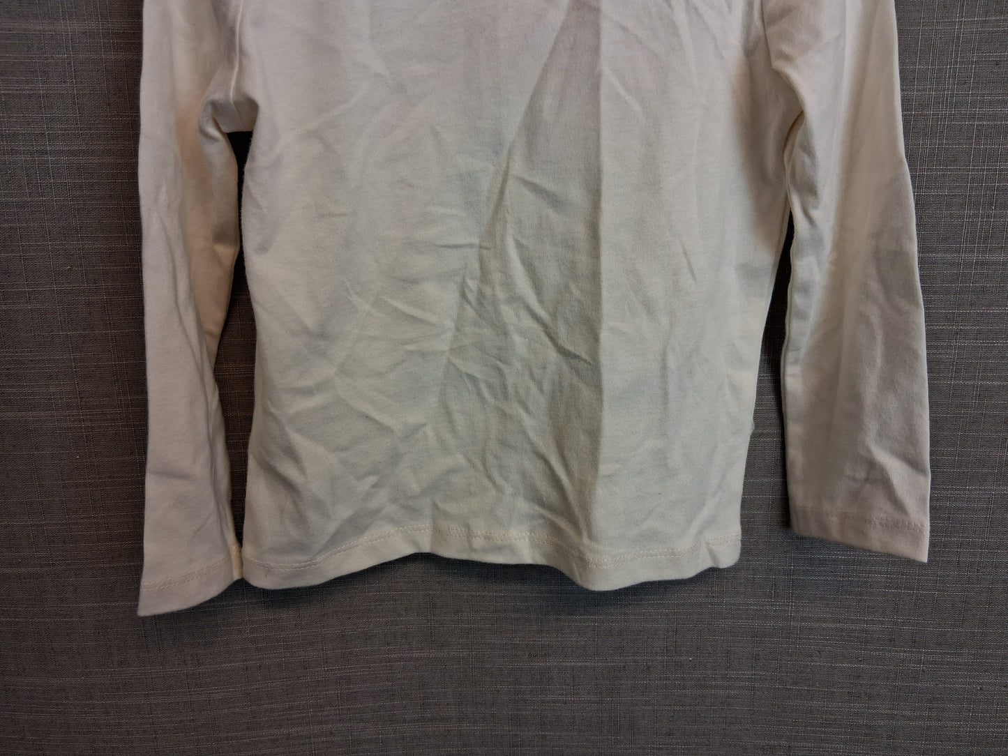 George Girls Long Sleeve T-Shirt Cream Rainbow T-Shirt Age 2-3 Years New