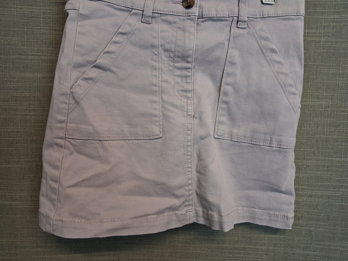 H&M Girls Lilac Denim Skirt Age 7-8 Years