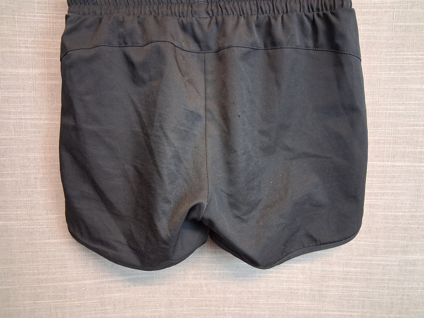 Puma Girls Running Shorts Black Size 11-12 Years