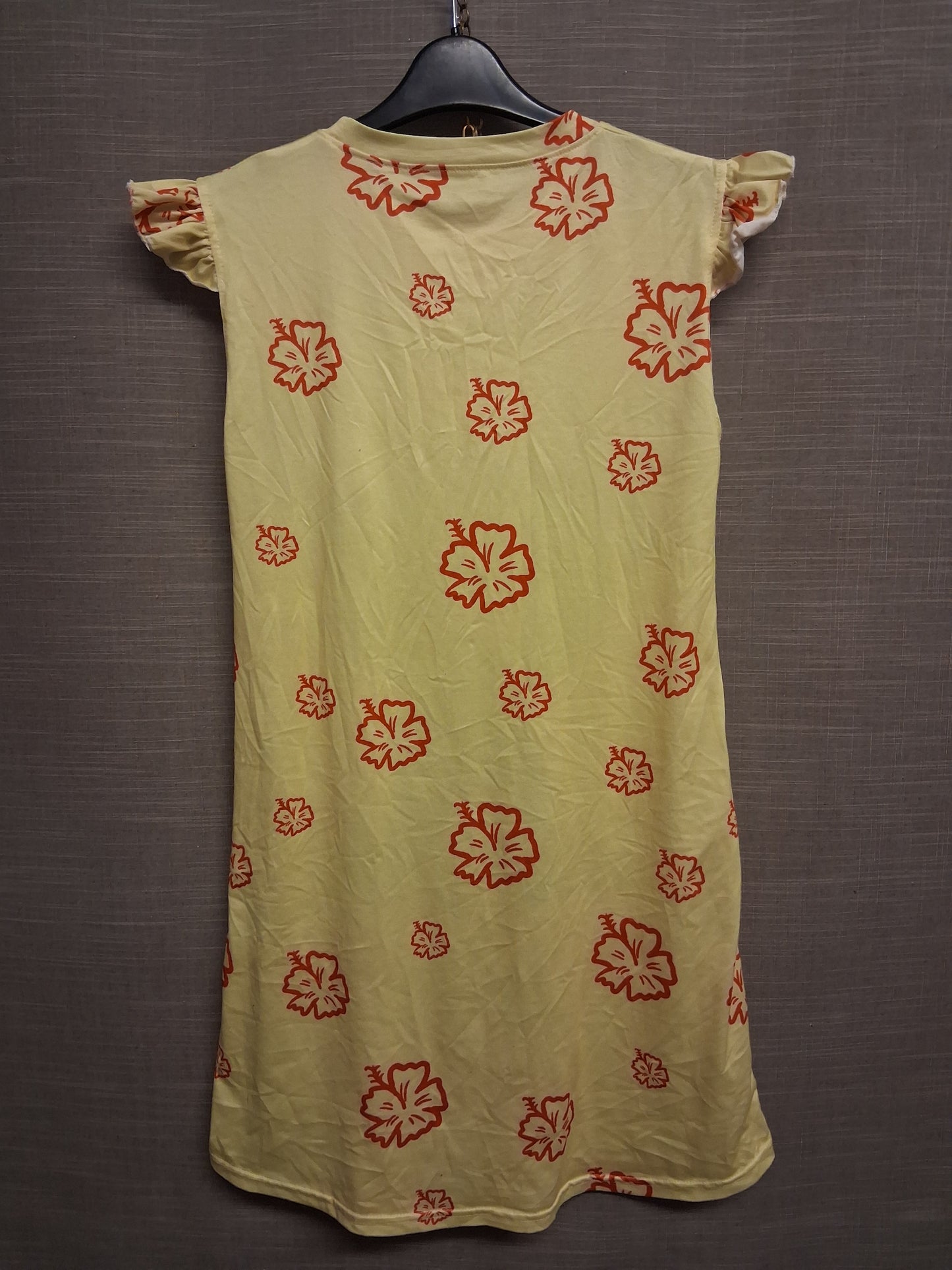 Shein Disney Stitch Nightie Nightwear Yellow Age 13-14 Years