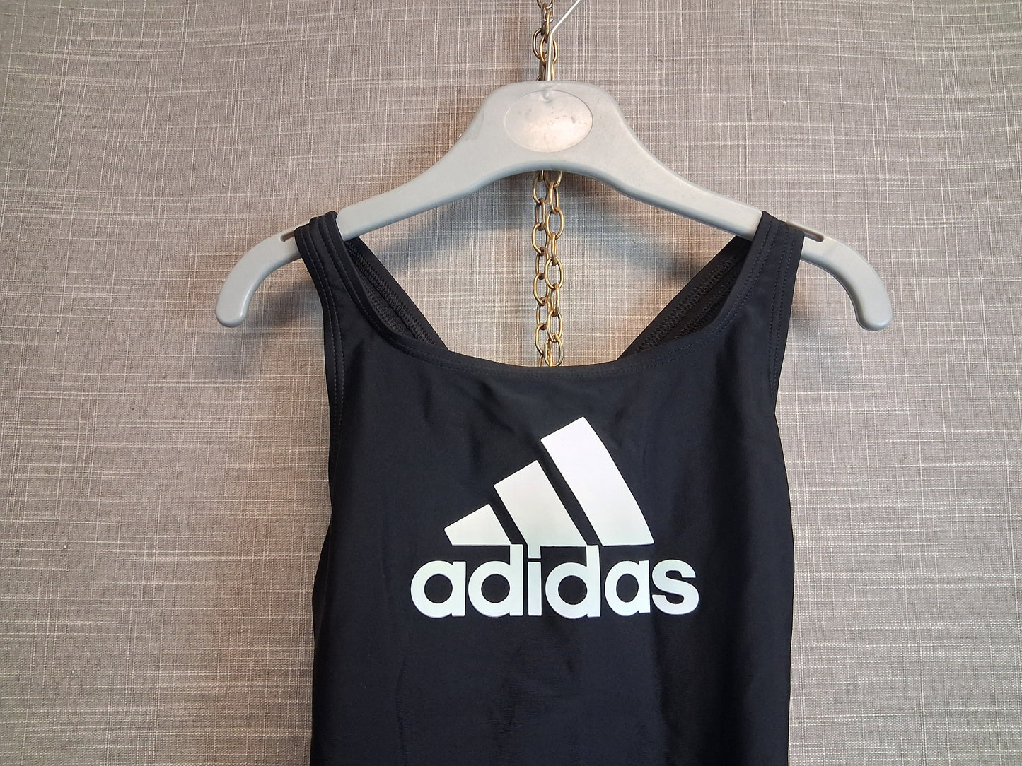Adidas Girls Swimming Costume Black Age 7-8 Years