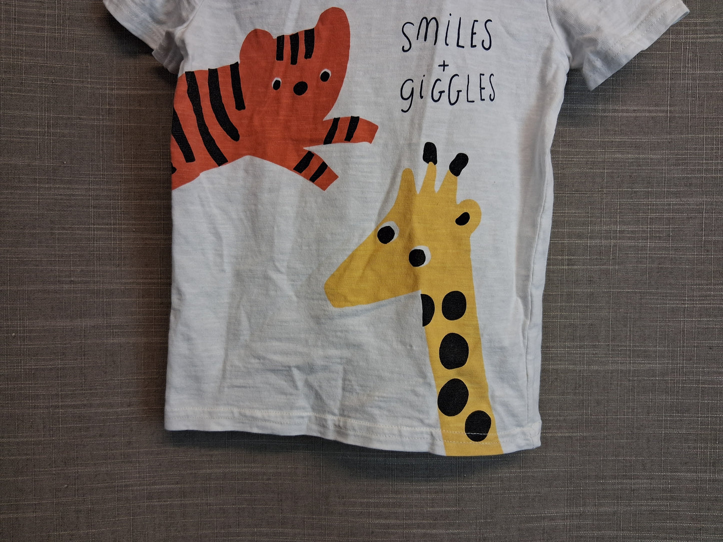 George Boys White Short Sleeve T-Shirt Age 18-24 Months