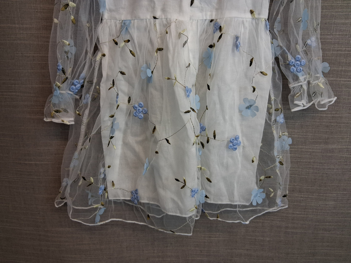Shein Girls Summer Dress Age 3 Years Mesh Lightweight Floral