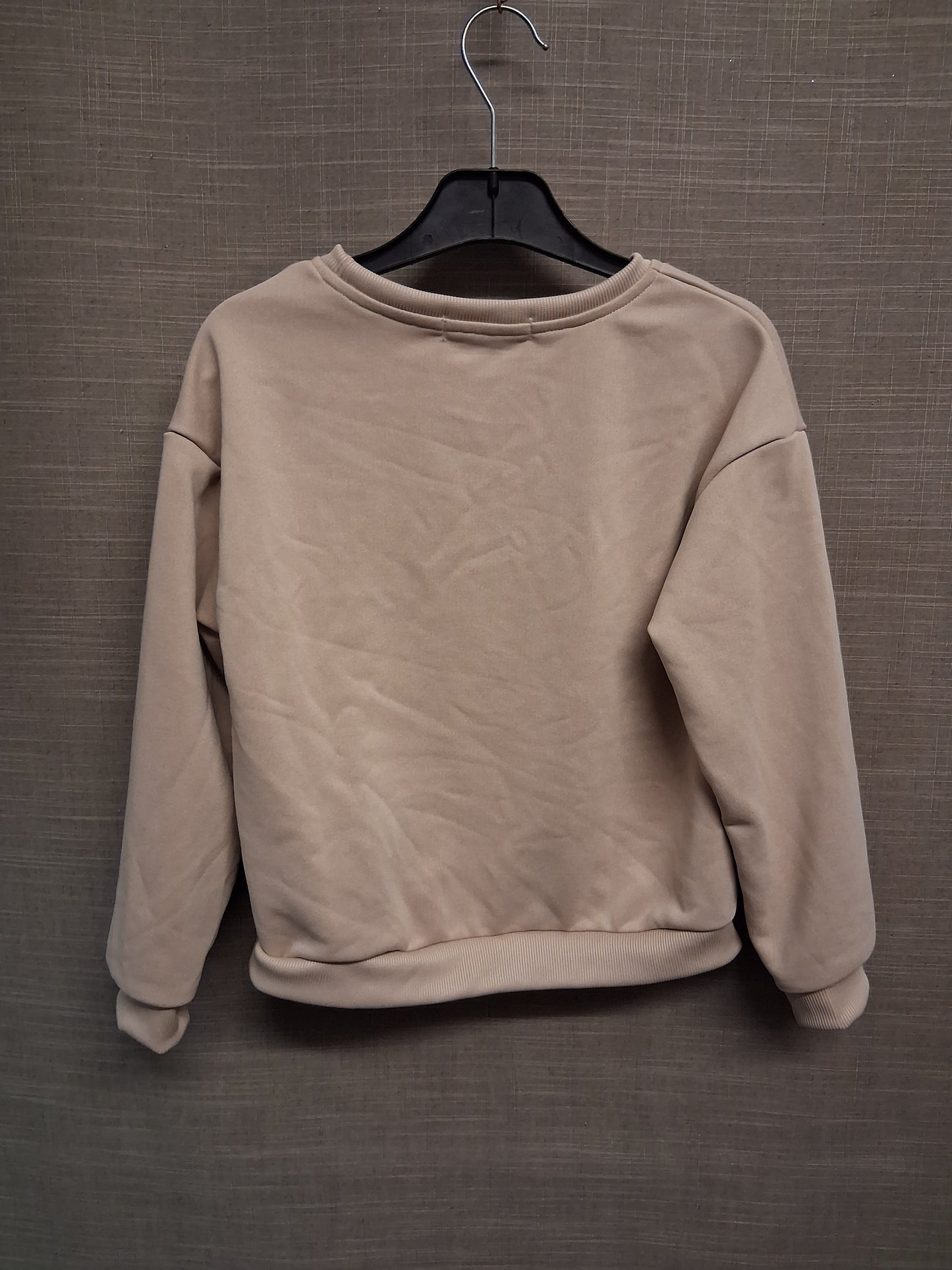 Shein Girls Halloween Boo-Jee Beige Sweater Age 10 Years