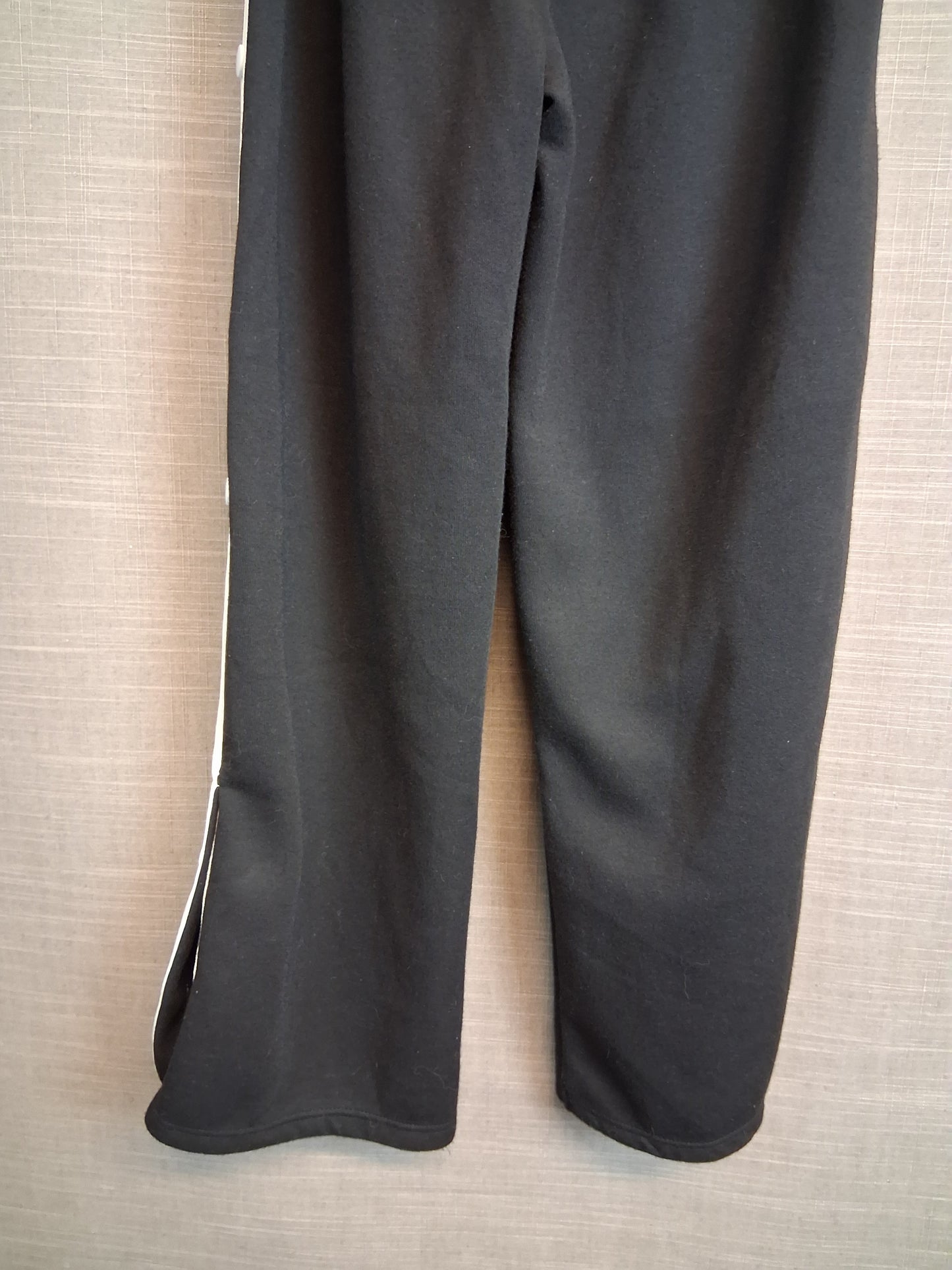 River Island Girls Black Joggers Faux Popper Sides Age 11-12 Years