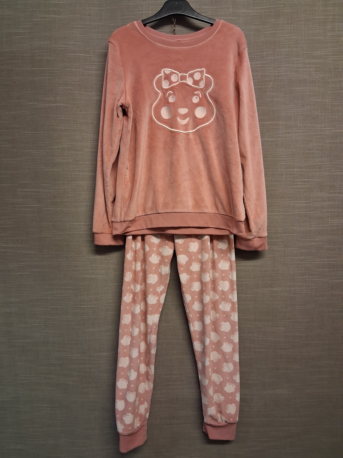 George Girls "Pudsey" Children in Need Pink Pyjamas PJs Age 12-13 Years