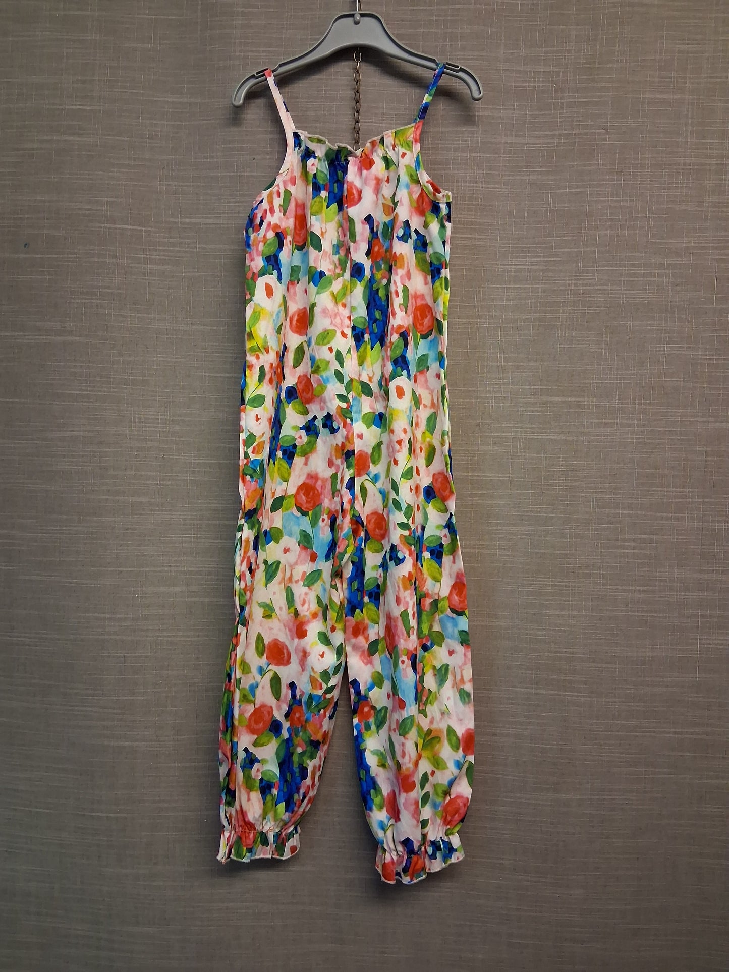 Shein Jumpsuit Floral Multicolour Age 6 Years Lightweight
