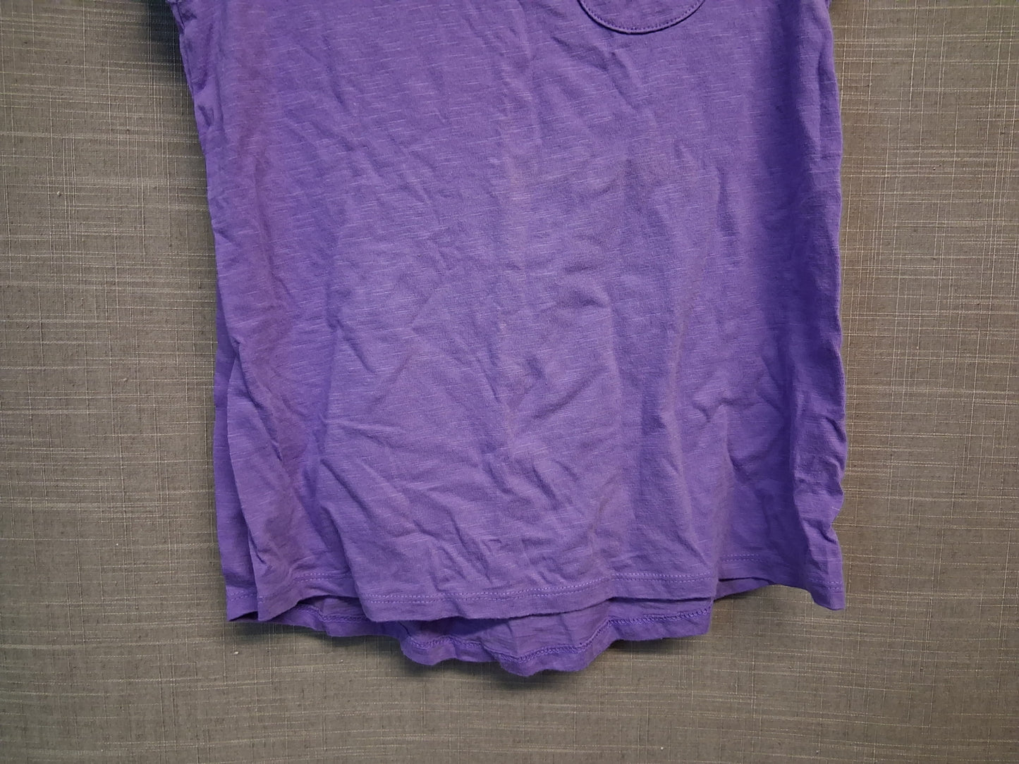 Next Girls Purple Short Sleeve T-Shirt Floral Trim Age 11 Years