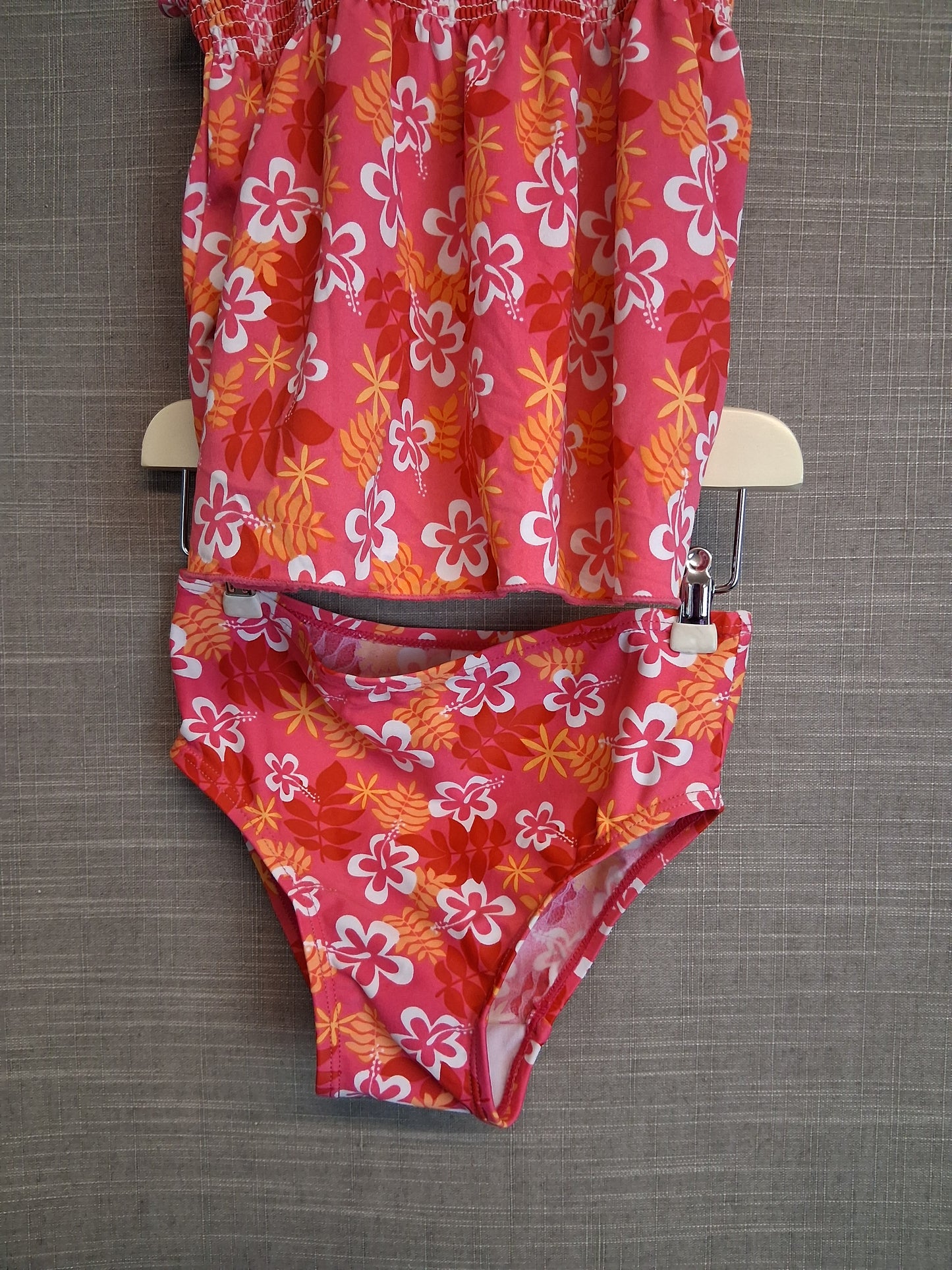 Matalan Girls Bikini Set 2 Piece Pink Floral Age 4-5 Years