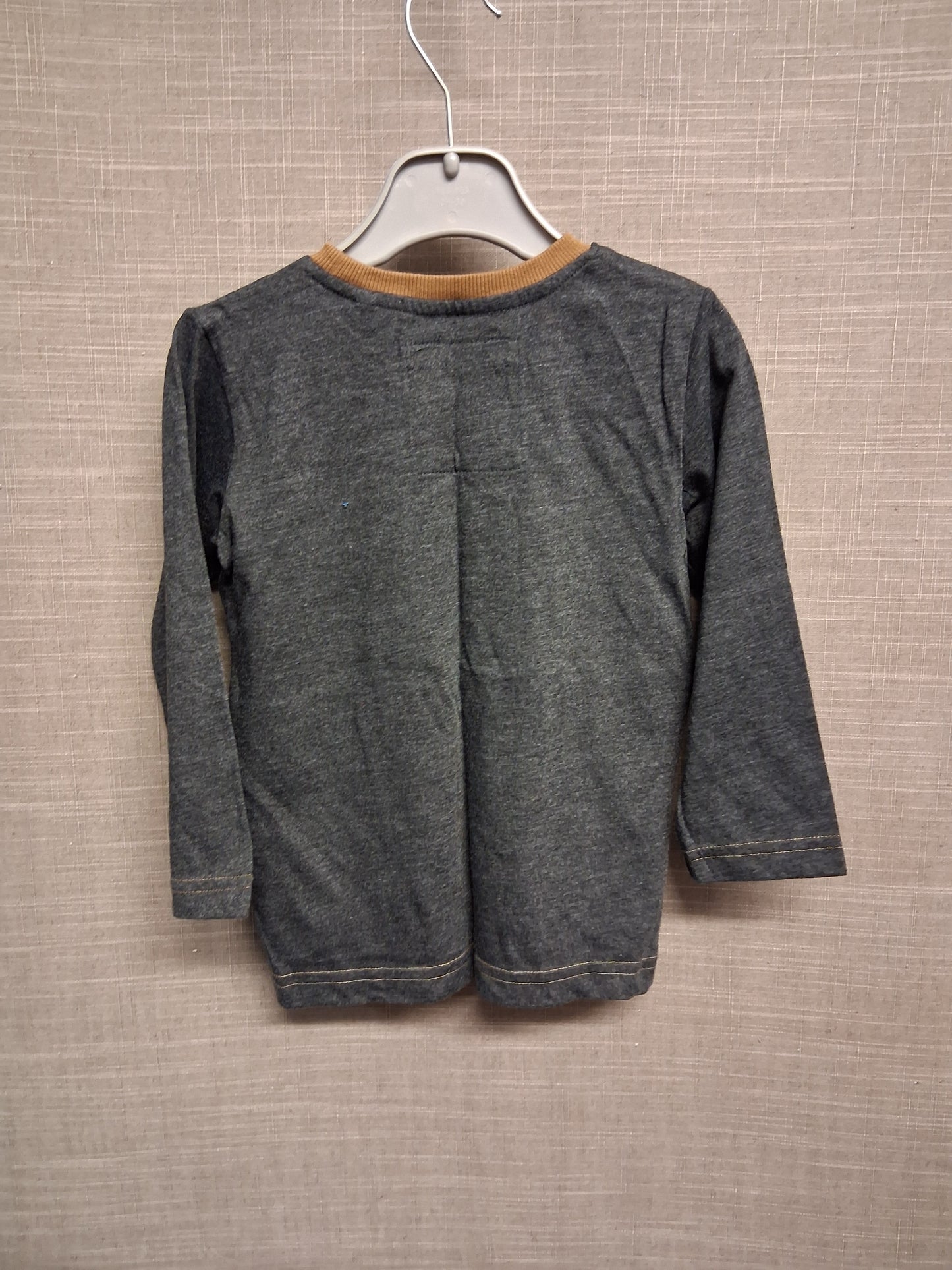 Next Boys Grey Long Sleeve T-Shirt 'I'm the best brother' Age 18-24 Months