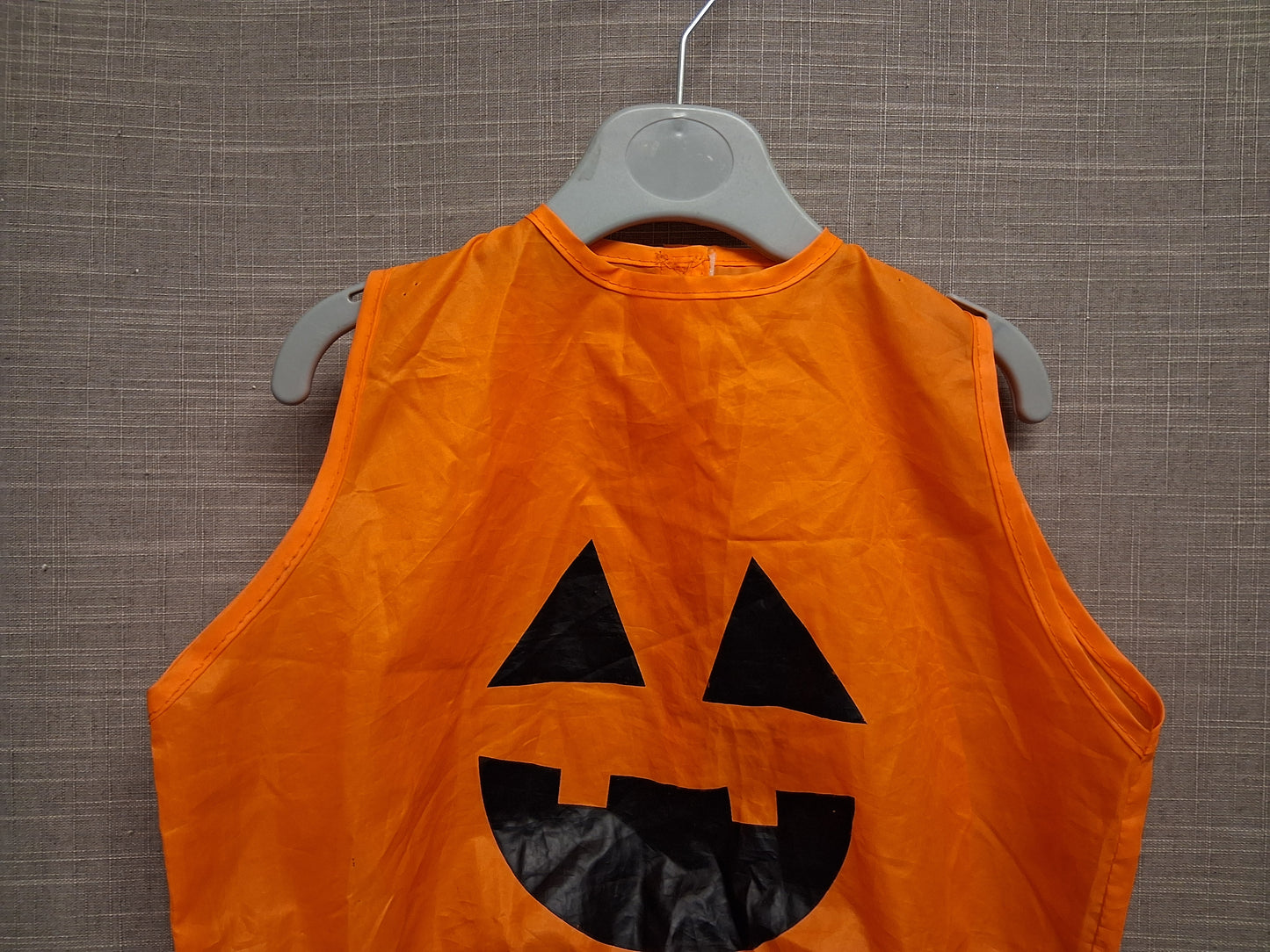 Pumpkin Suit Sleeveless Orange Lightweight Age 12-24 Months Unisex