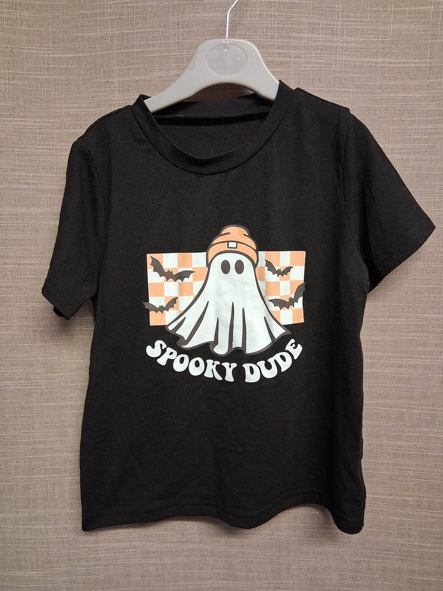 Shein Boys Halloween Spooky Dude Short Sleeve T-Shirt Age 6 Years