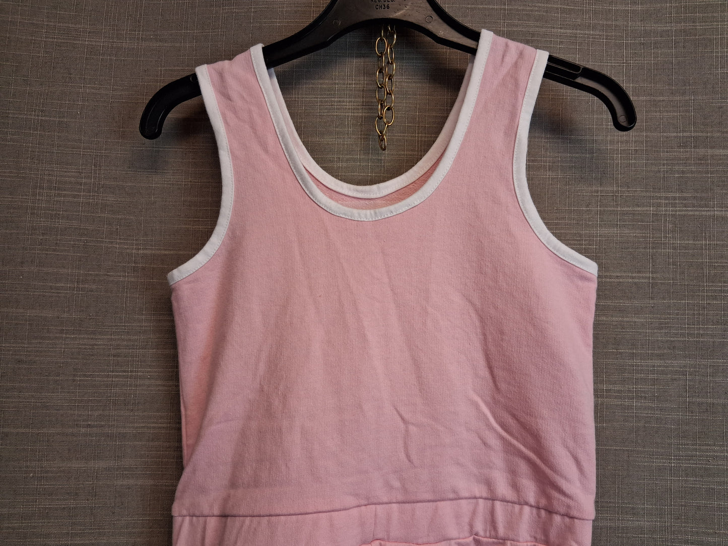 Pep&Co Girls Pink Sequin Love Heart Playsuit Age 7-8 Years