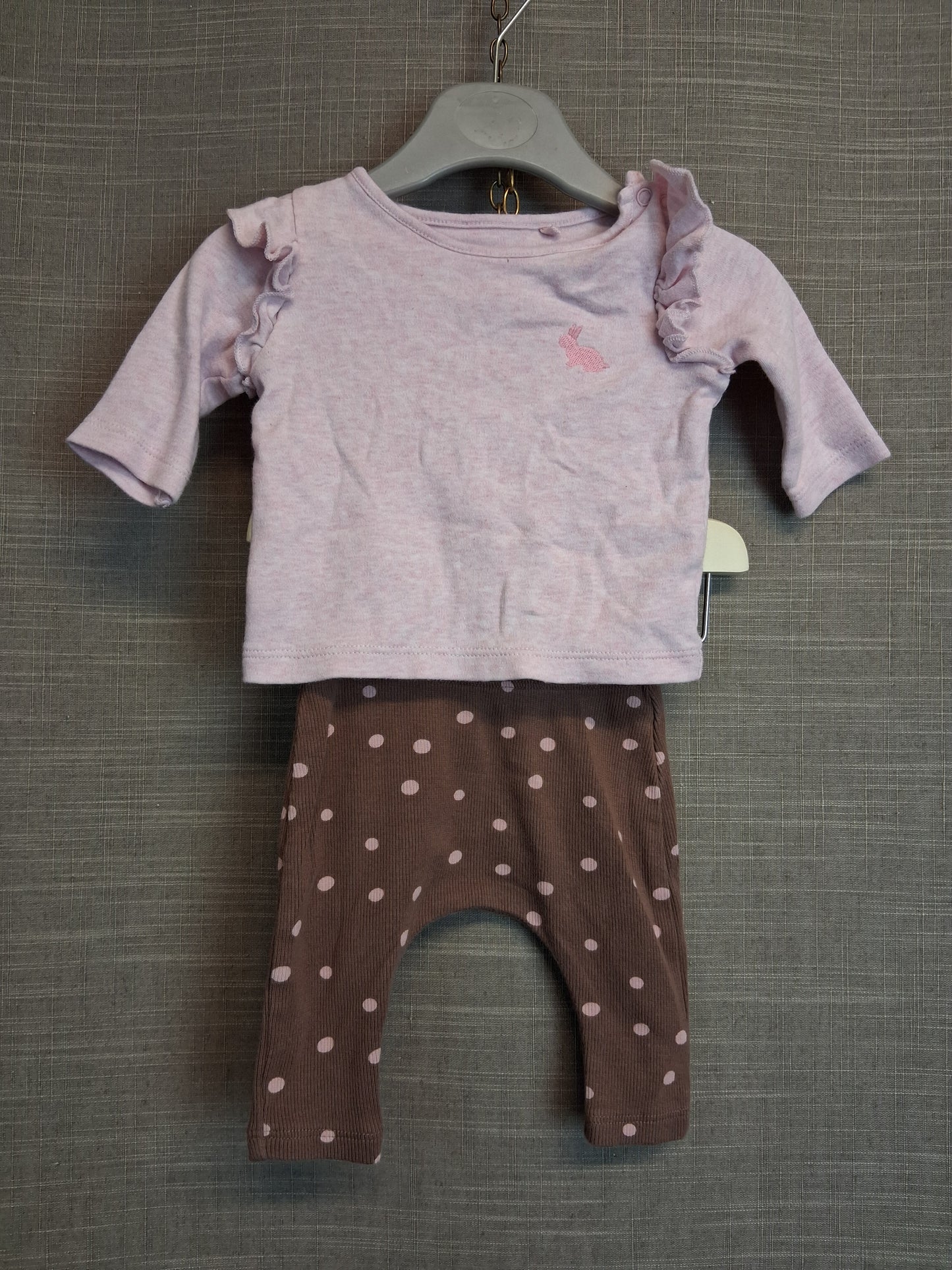 Next Girls 2 Piece Outfit Set Top and Leggings Age Newborn