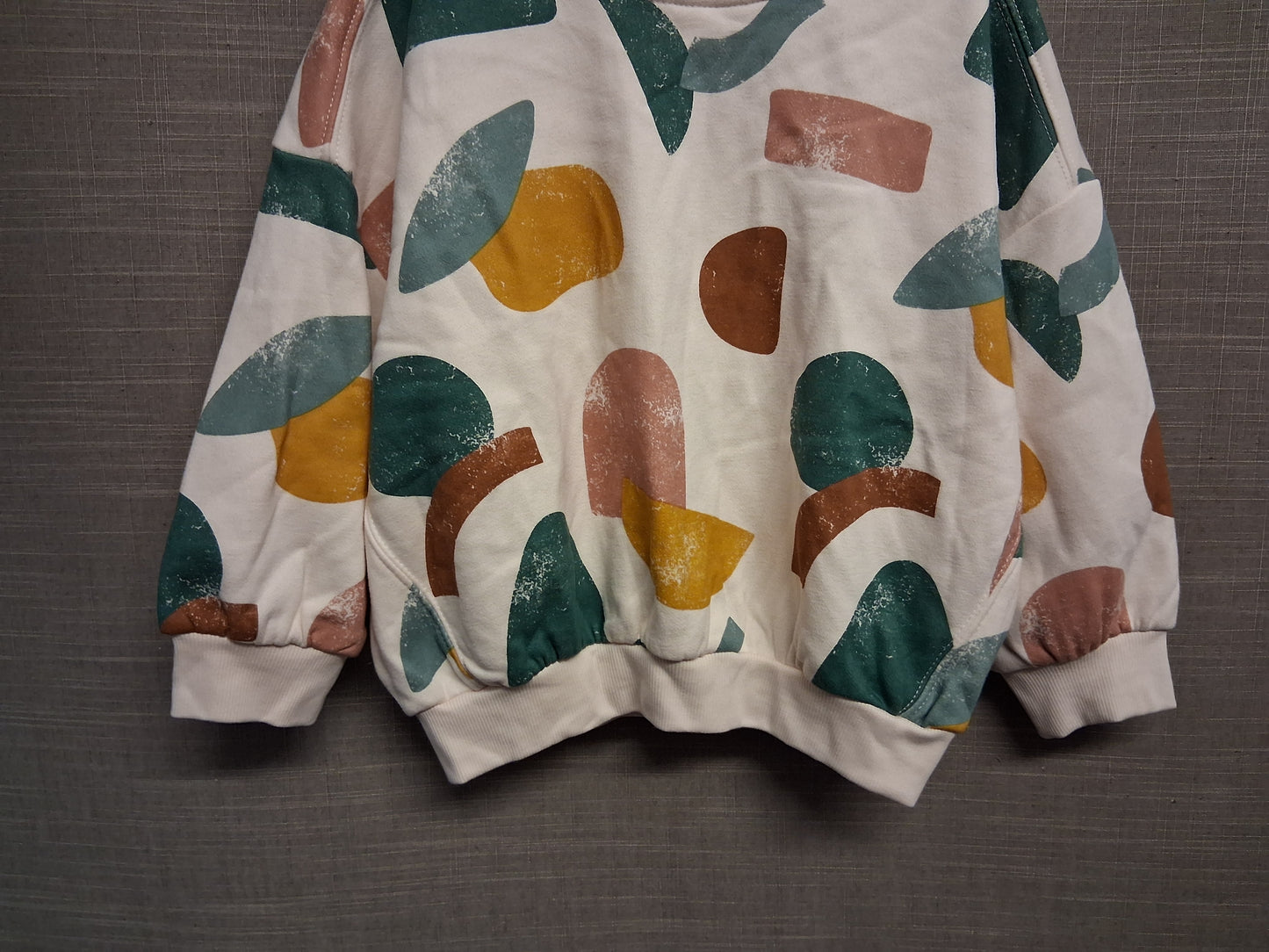 George Boys Beige Shape Print Sweater Age 3-4 Years